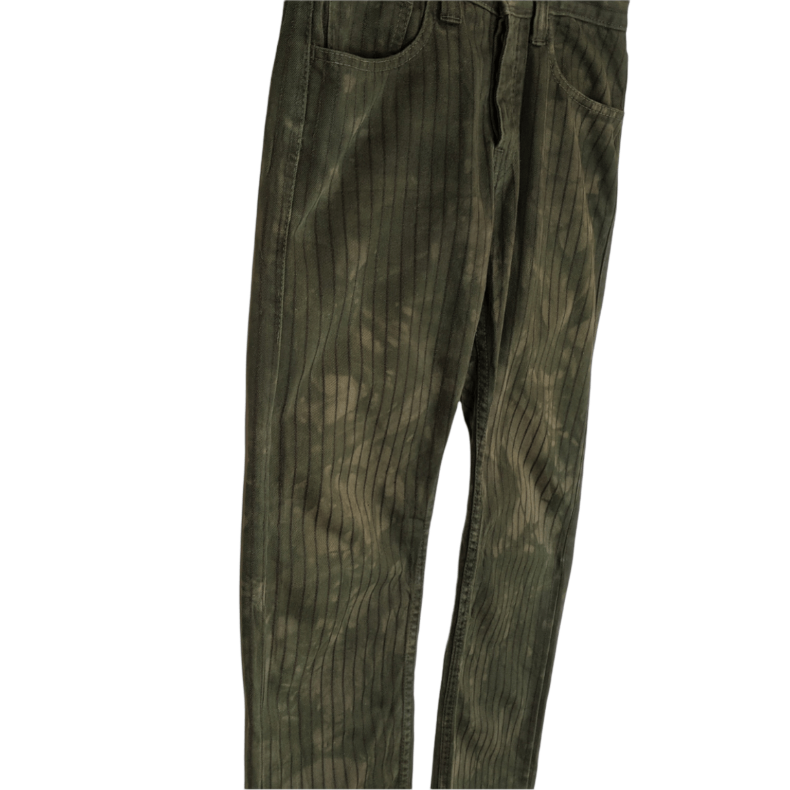 Japanese Brand UNITED ARROWS Japan Distressed Jeans Pant Striped Faded Size US 33 - 3 Thumbnail