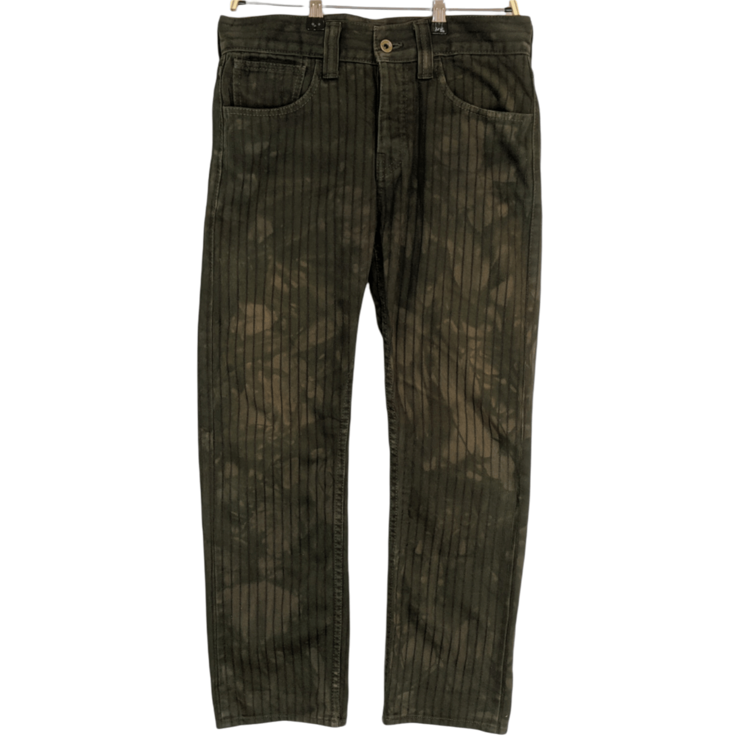 Japanese Brand UNITED ARROWS Japan Distressed Jeans Pant Striped Faded Size US 33 - 2 Thumbnail