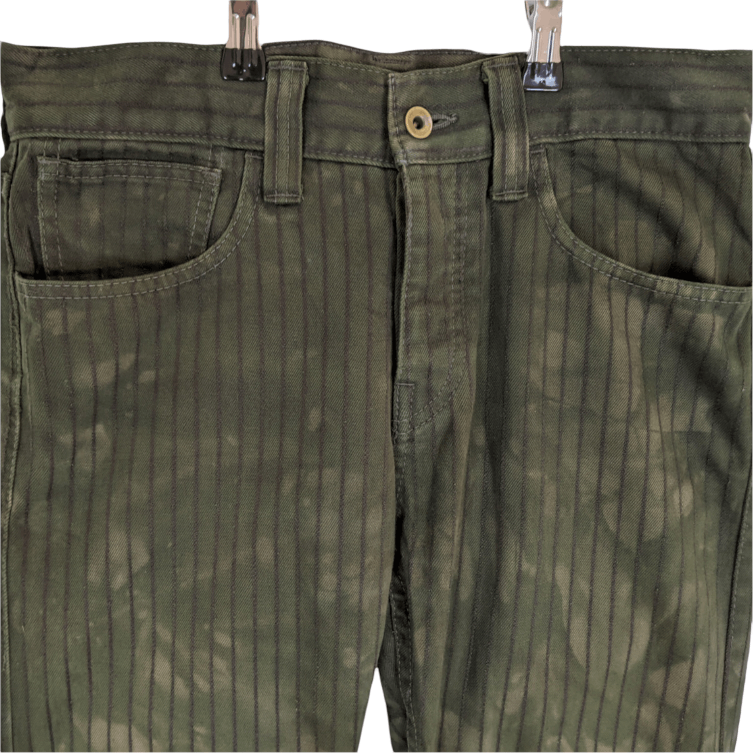 Japanese Brand UNITED ARROWS Japan Distressed Jeans Pant Striped Faded Size US 33 - 4 Thumbnail