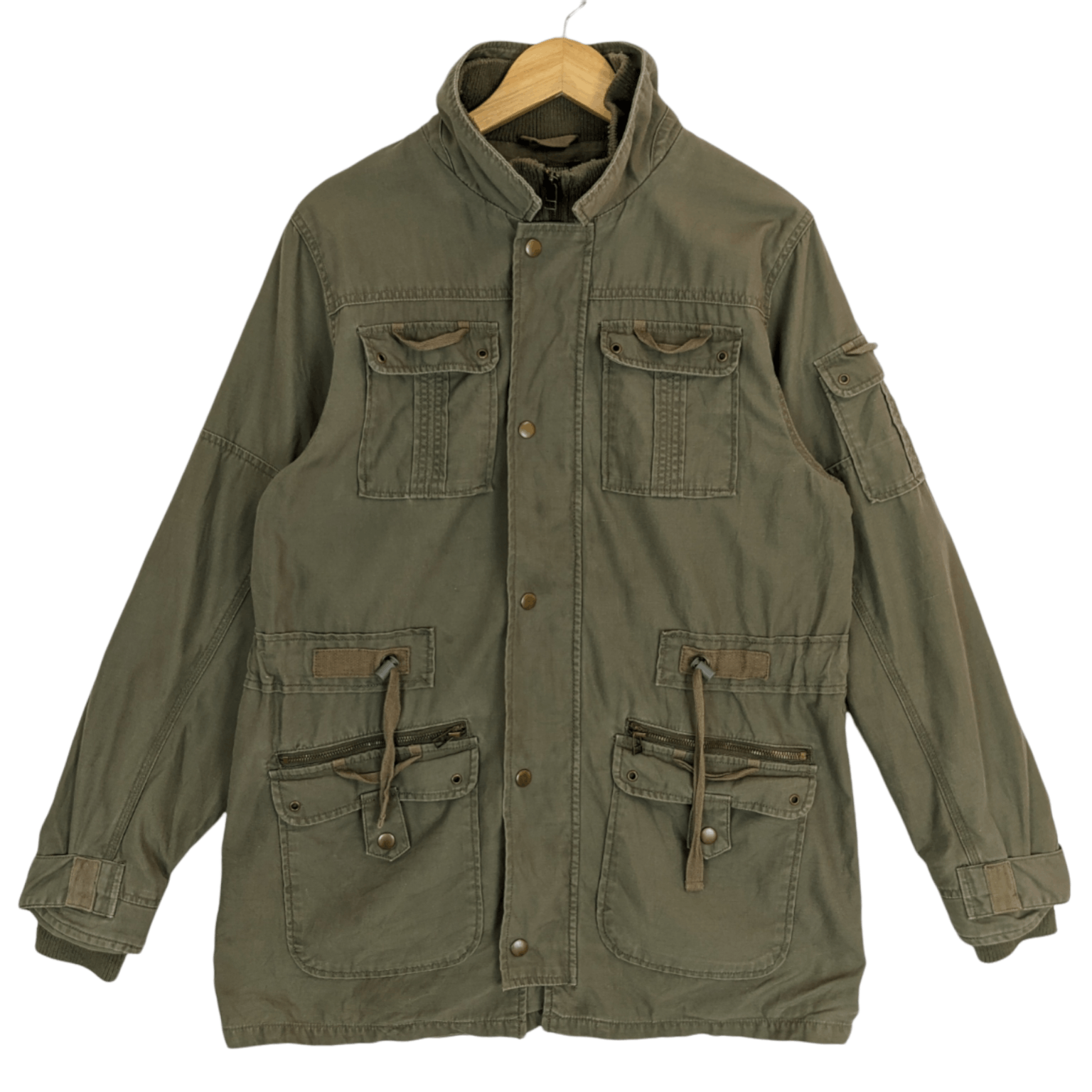 Japanese Brand PLUS MORE Military Army Tactical Parka Jacket Size US M / EU 48-50 / 2 - 2 Thumbnail