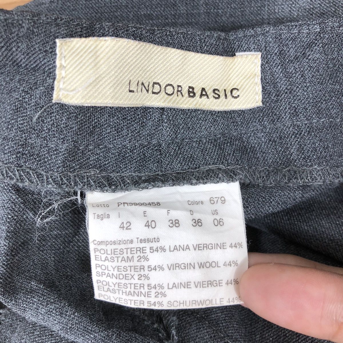 Vintage Vintage LINDOR BASIC Wool Pants Trousers Casual Style Size US 28 / EU 44 - 5 Thumbnail