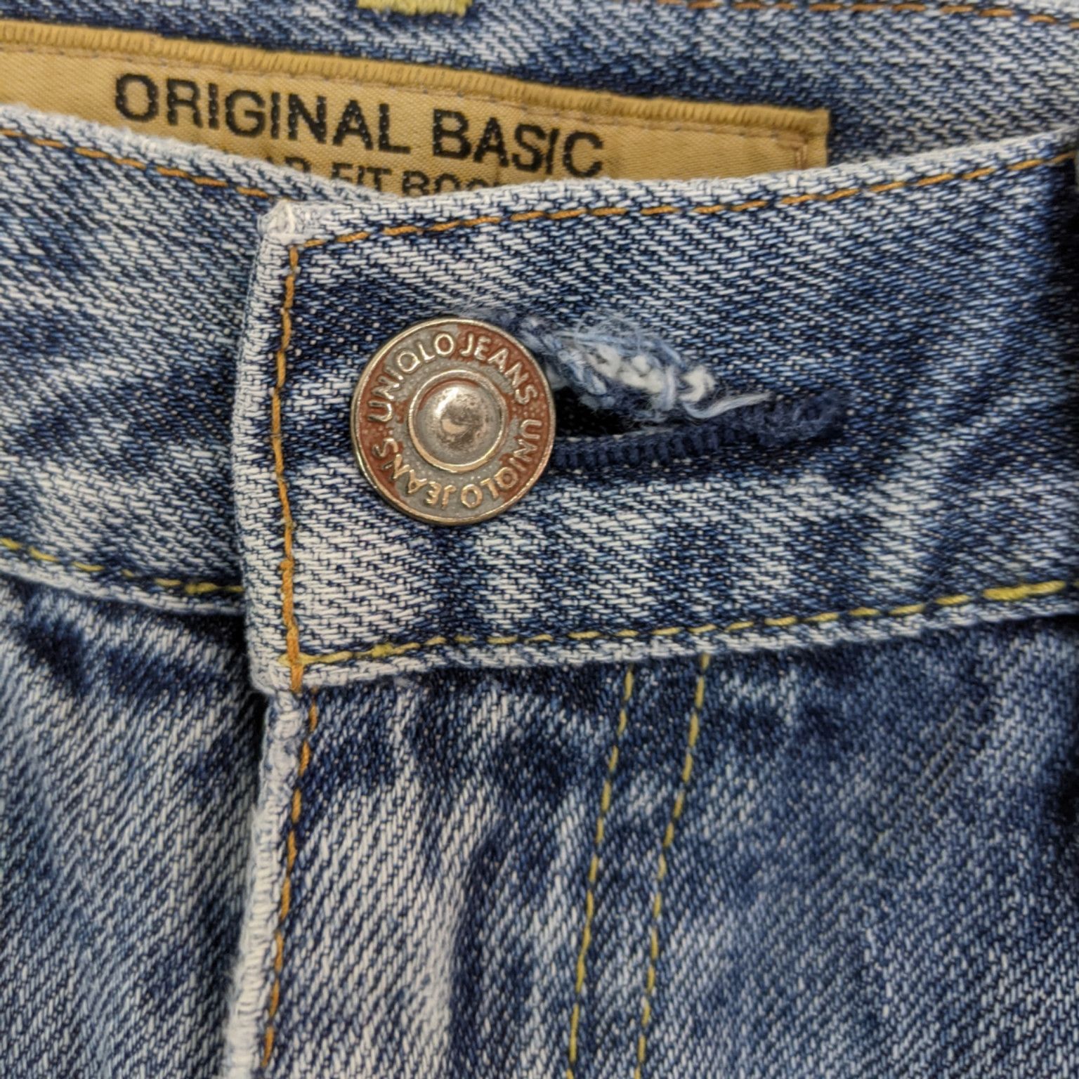 Uniqlo 2000'S UNIQLO Jeans Pant Regular Fit Bootcut Size US 33 - 8 Thumbnail