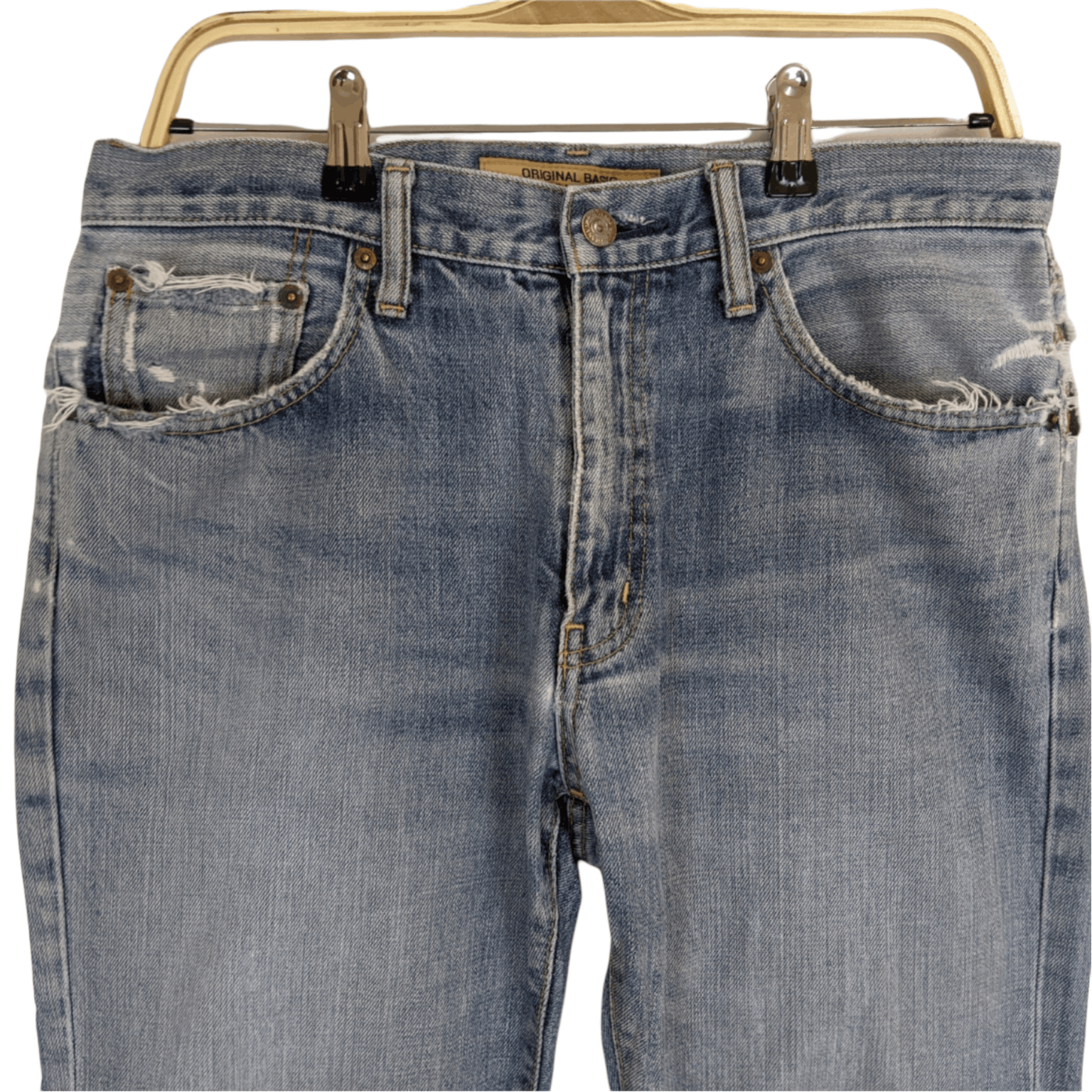 Uniqlo 2000'S UNIQLO Jeans Pant Regular Fit Bootcut Size US 33 - 4 Thumbnail
