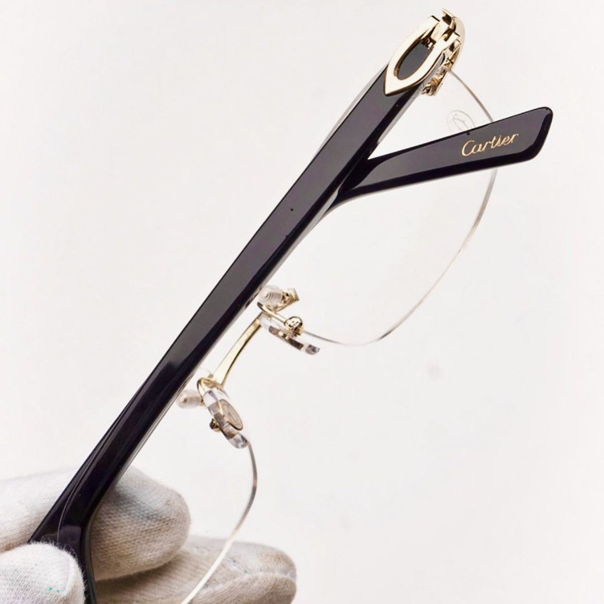 Cartier RARE CARTIER BLACK GOLD C DECOR FRAMES | Grailed