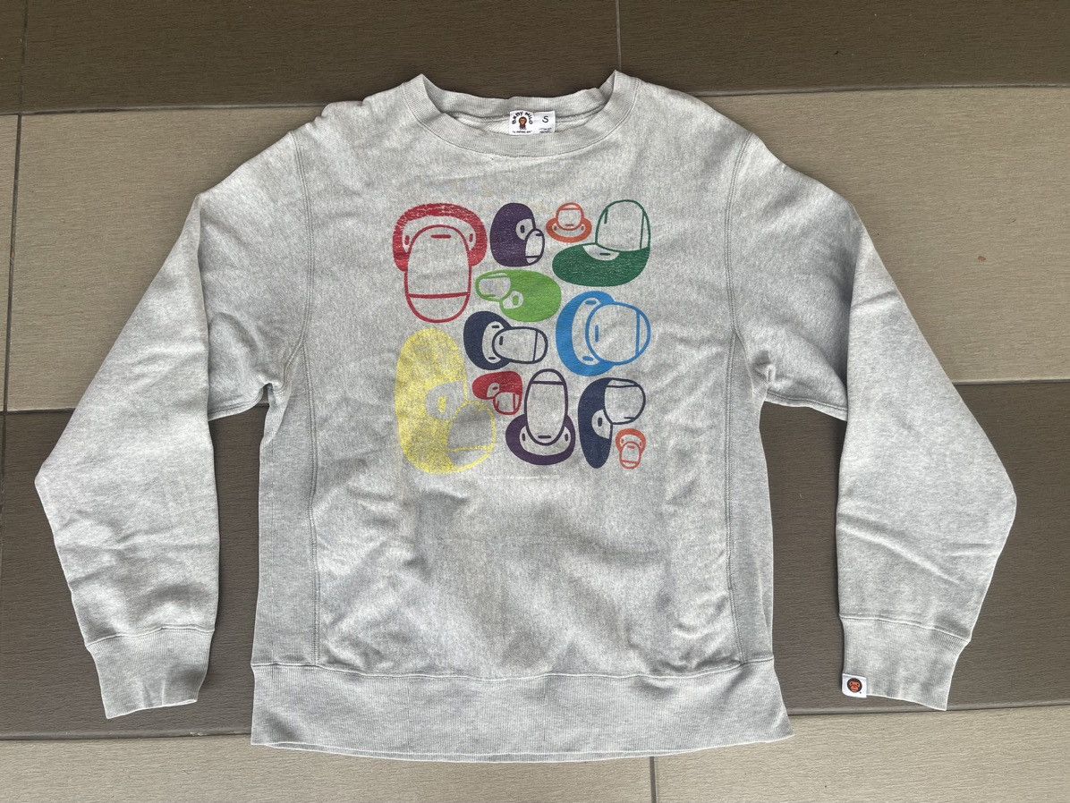 Bape Baby Milo Crewneck Size US S / EU 44-46 / 1 - 1 Thumbnail
