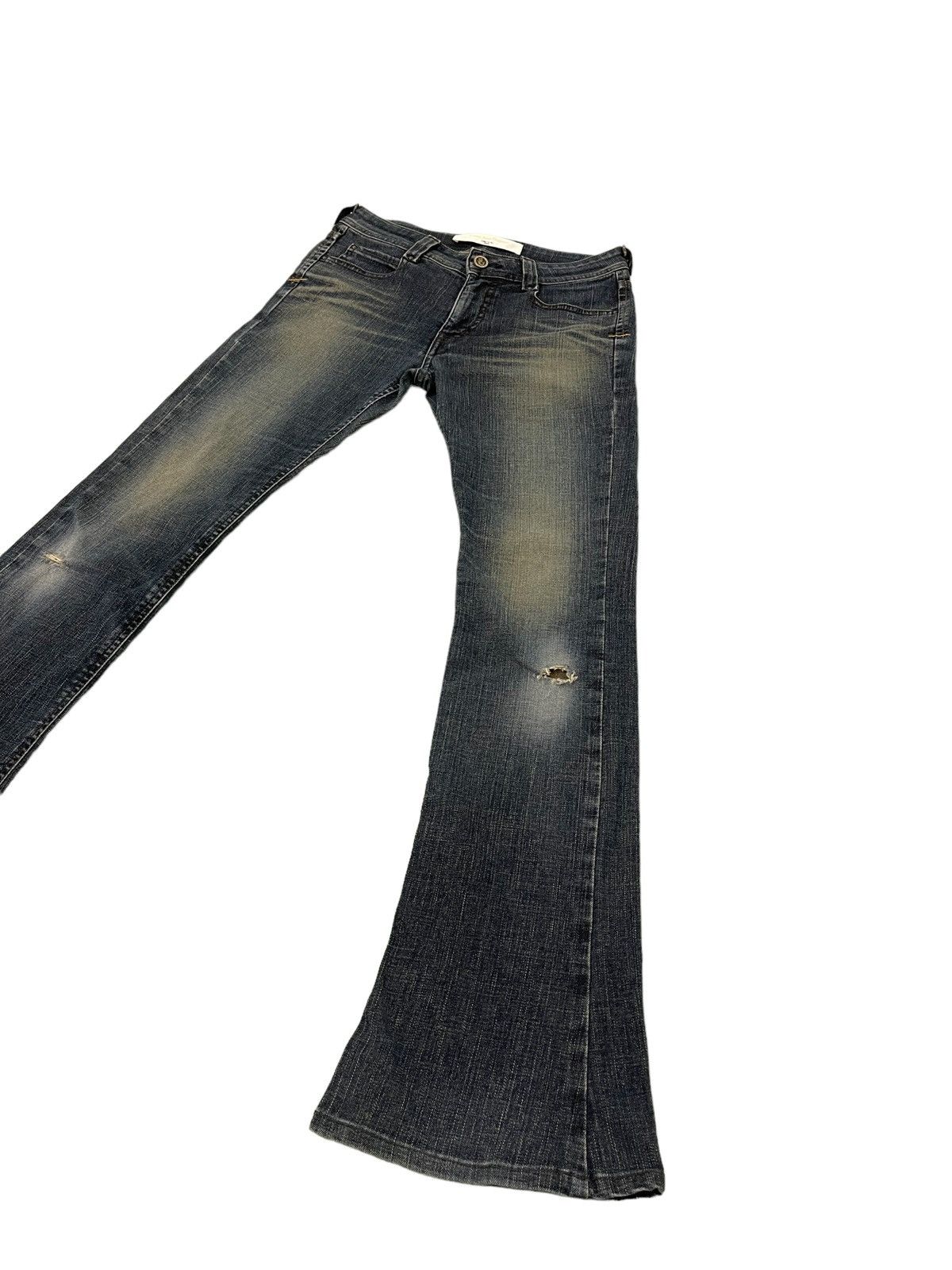 Edwin Flare Jeans Vienus Edwin Japan Skinny Stretch Boot Cut 2🟦7 Size US 29 - 3 Thumbnail