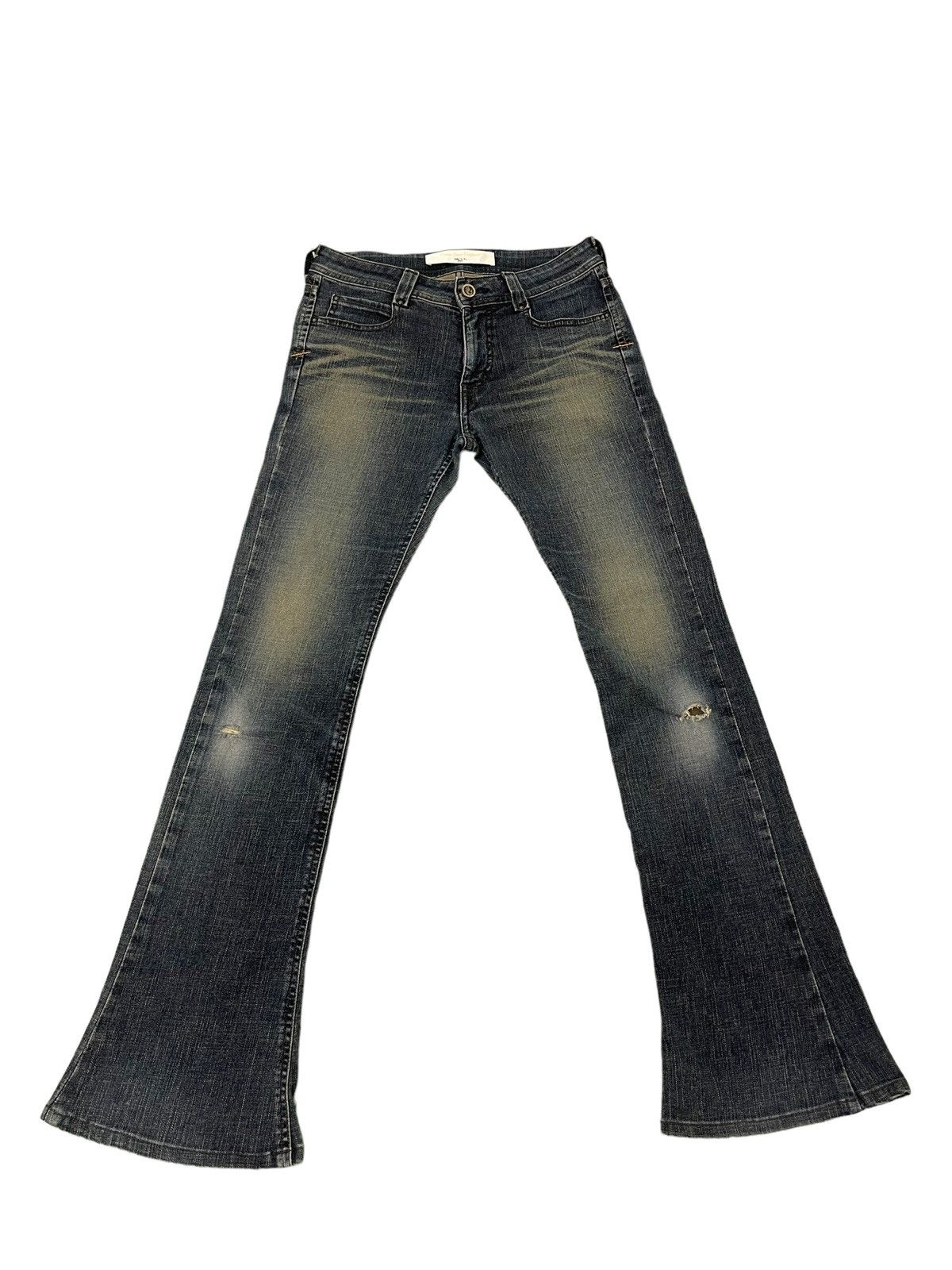 Edwin Flare Jeans Vienus Edwin Japan Skinny Stretch Boot Cut 2🟦7 Size US 29 - 2 Thumbnail