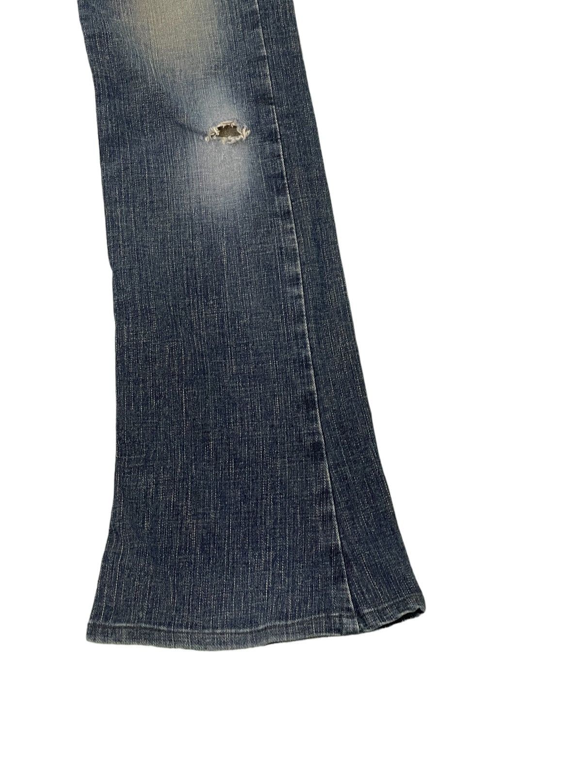 Edwin Flare Jeans Vienus Edwin Japan Skinny Stretch Boot Cut 2🟦7 Size US 29 - 4 Thumbnail