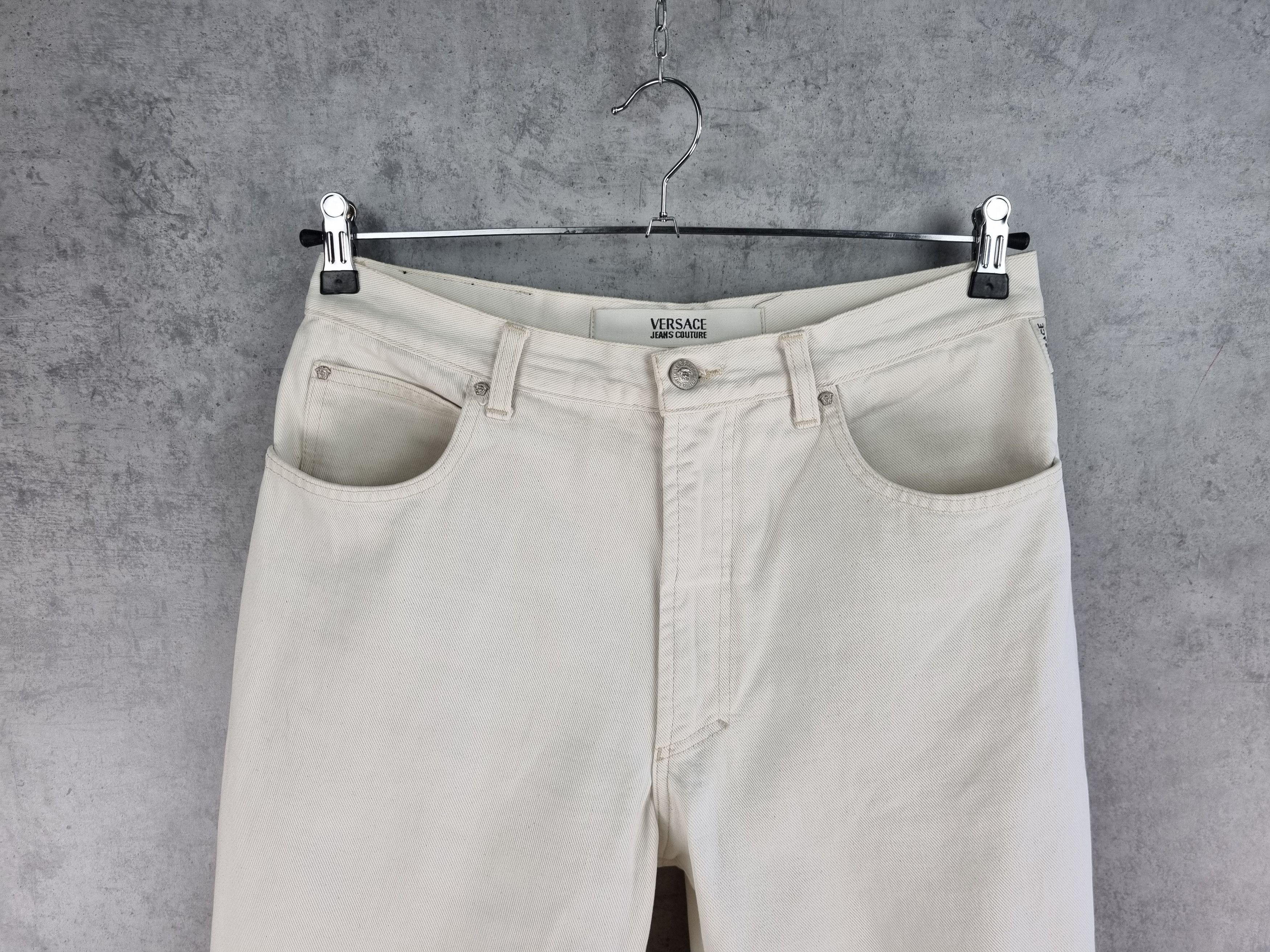 Versace × Versace Jeans Couture × Vintage Vintage Immaculate Versace Jeans Couture Rare White Denim Size US 32 / EU 48 - 3 Thumbnail