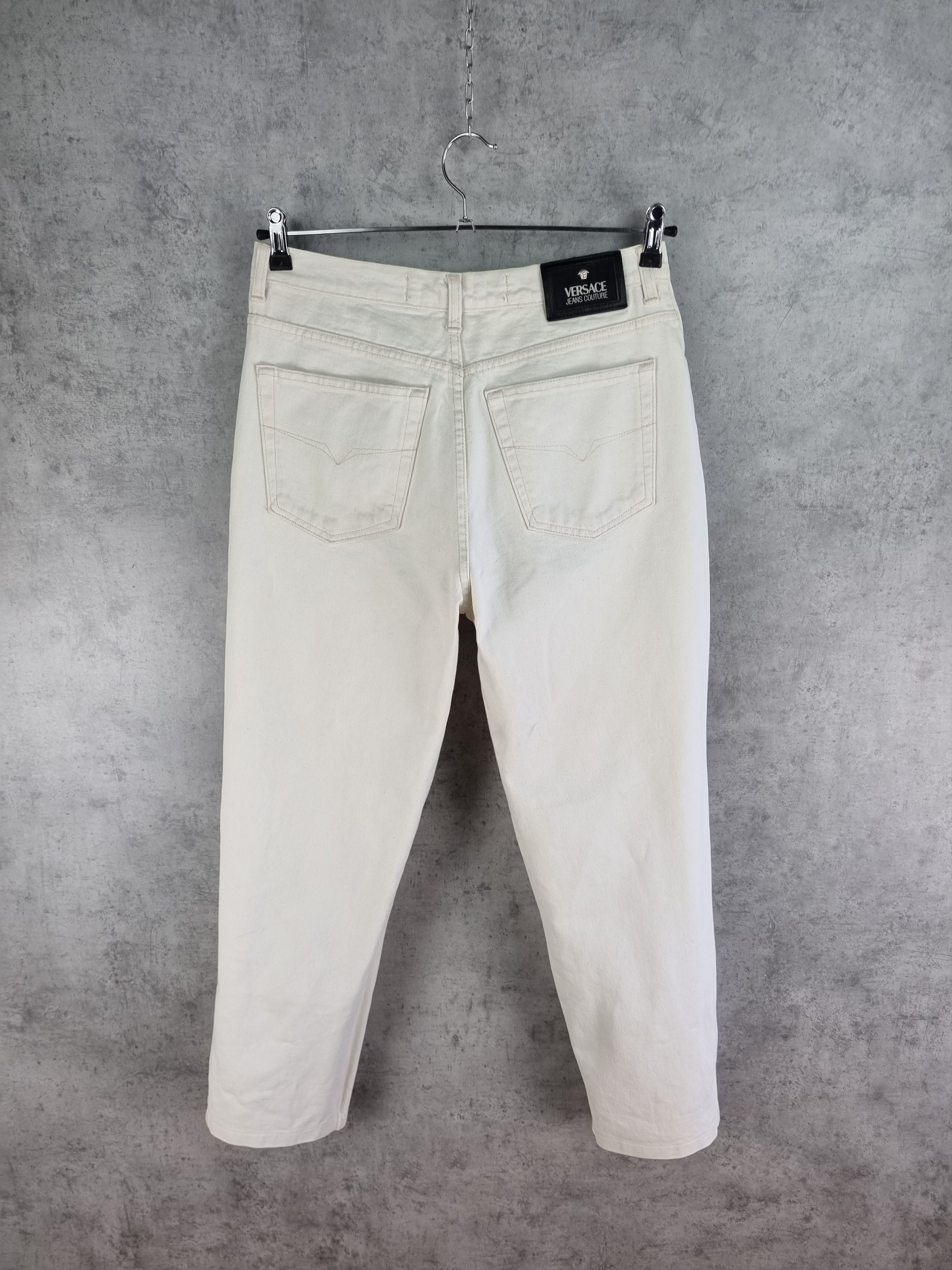 Versace × Versace Jeans Couture × Vintage Vintage Immaculate Versace Jeans Couture Rare White Denim Size US 32 / EU 48 - 1 Thumbnail