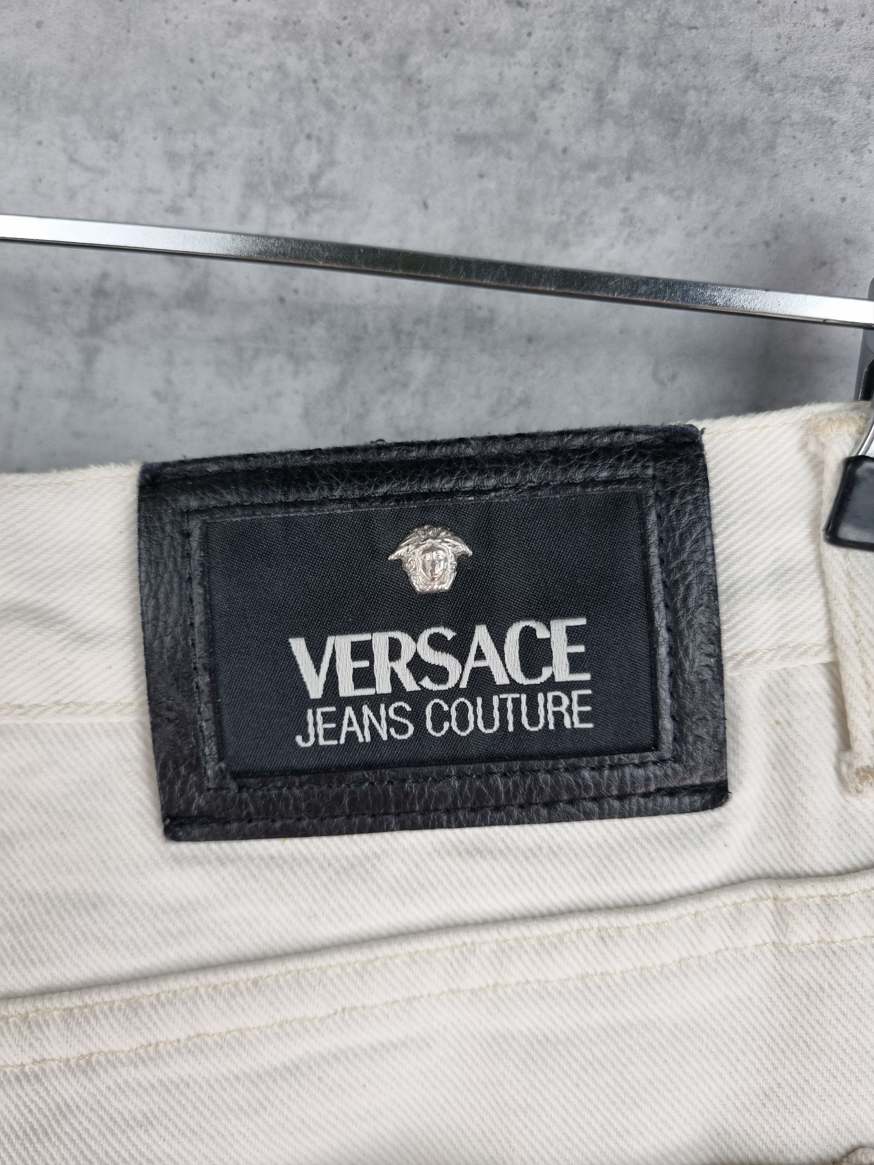 Versace × Versace Jeans Couture × Vintage Vintage Immaculate Versace Jeans Couture Rare White Denim Size US 32 / EU 48 - 10 Thumbnail