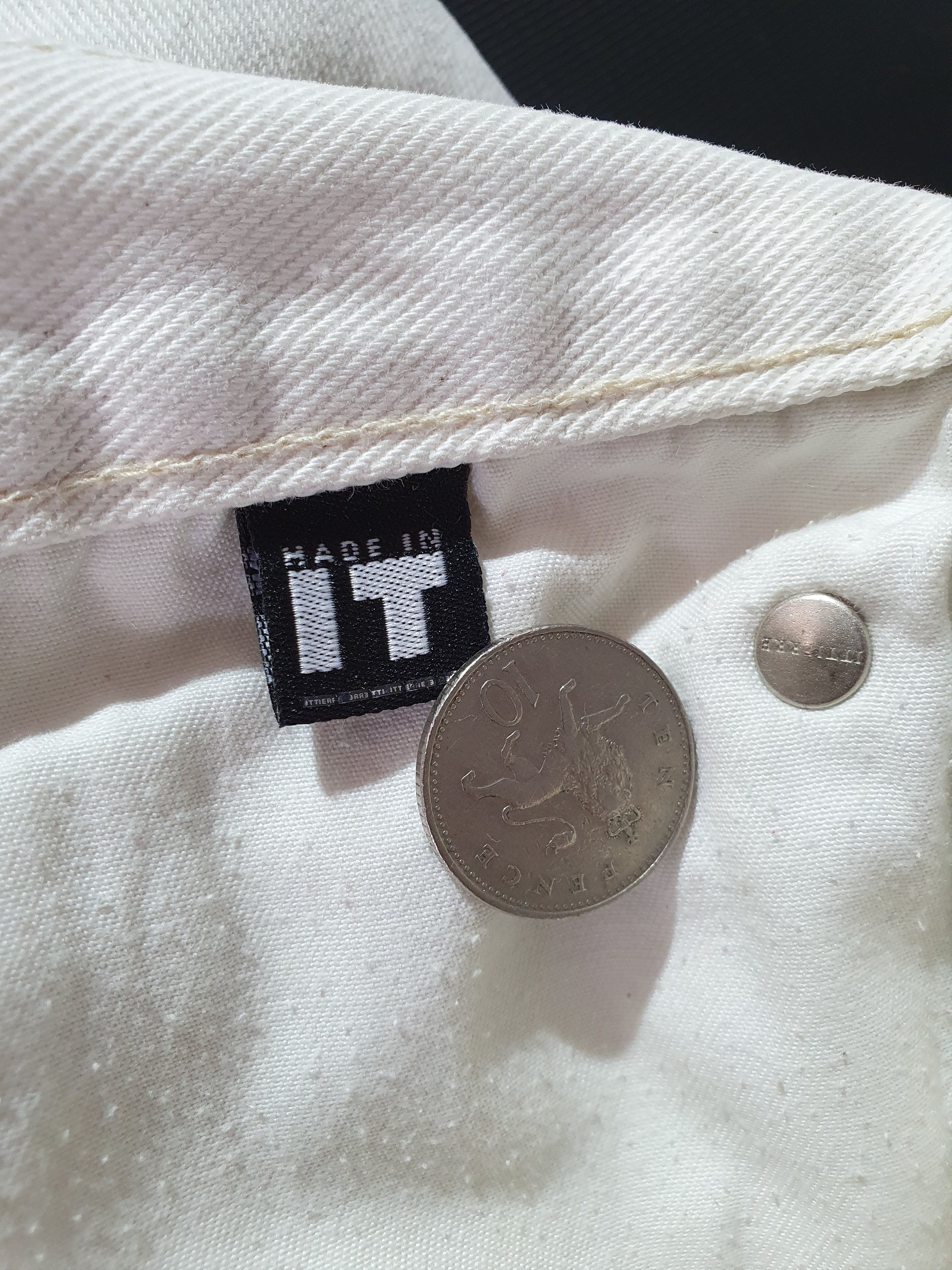Versace × Versace Jeans Couture × Vintage Vintage Immaculate Versace Jeans Couture Rare White Denim Size US 32 / EU 48 - 8 Thumbnail