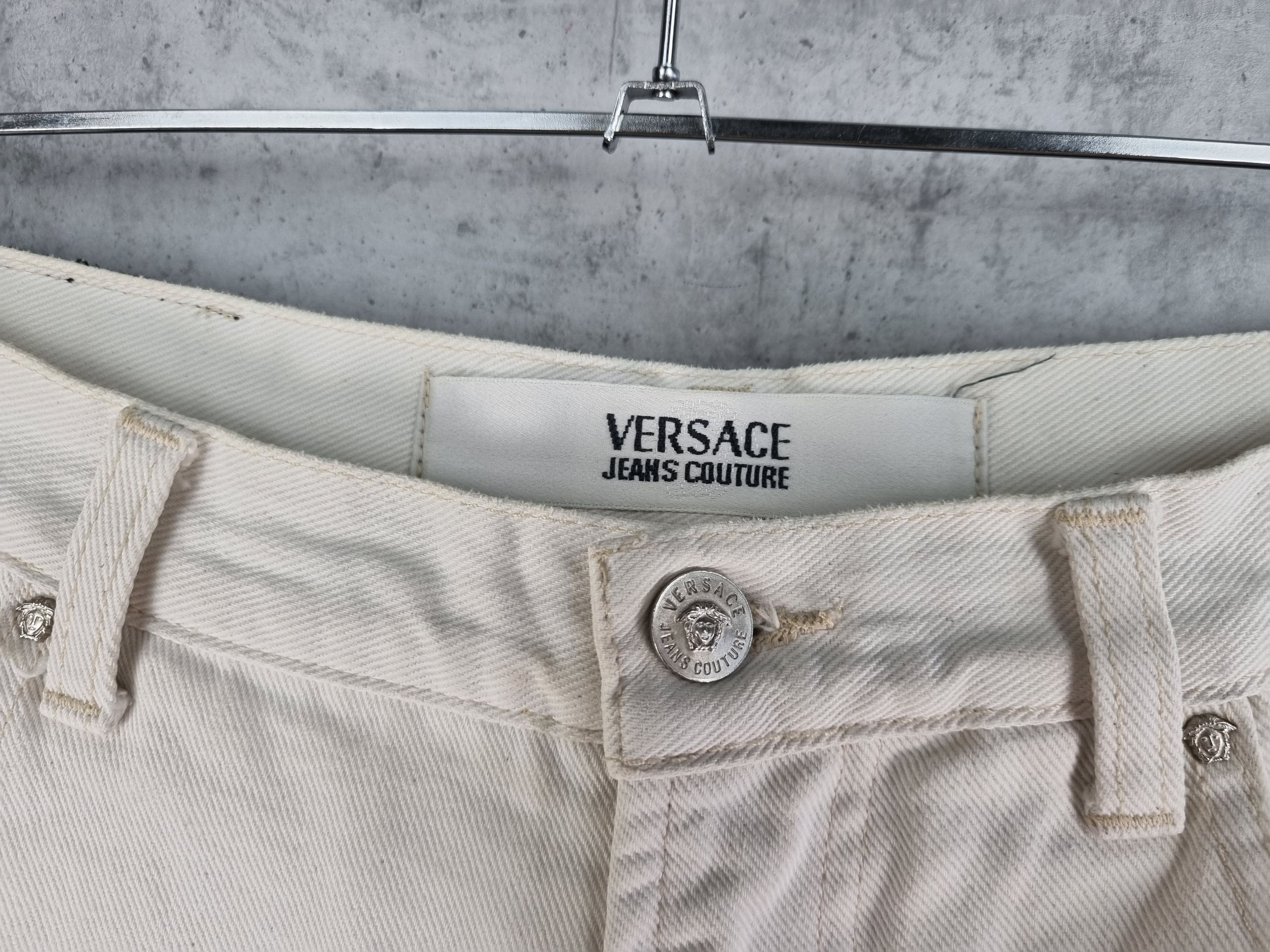 Versace × Versace Jeans Couture × Vintage Vintage Immaculate Versace Jeans Couture Rare White Denim Size US 32 / EU 48 - 5 Thumbnail