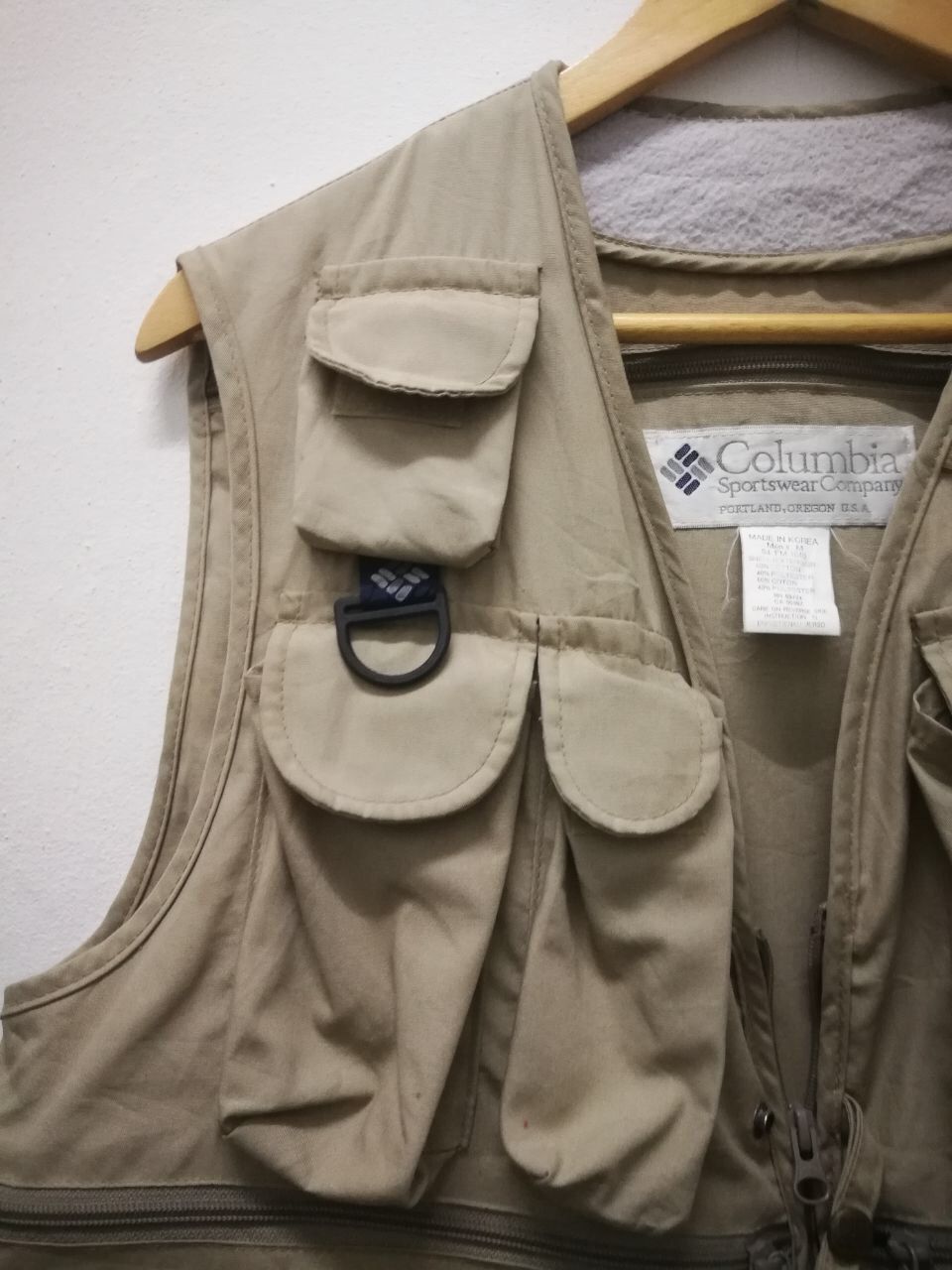 Columbia 🔥Vest Columbia tactical cargo design multi pocket Fishing Size US M / EU 48-50 / 2 - 8 Thumbnail