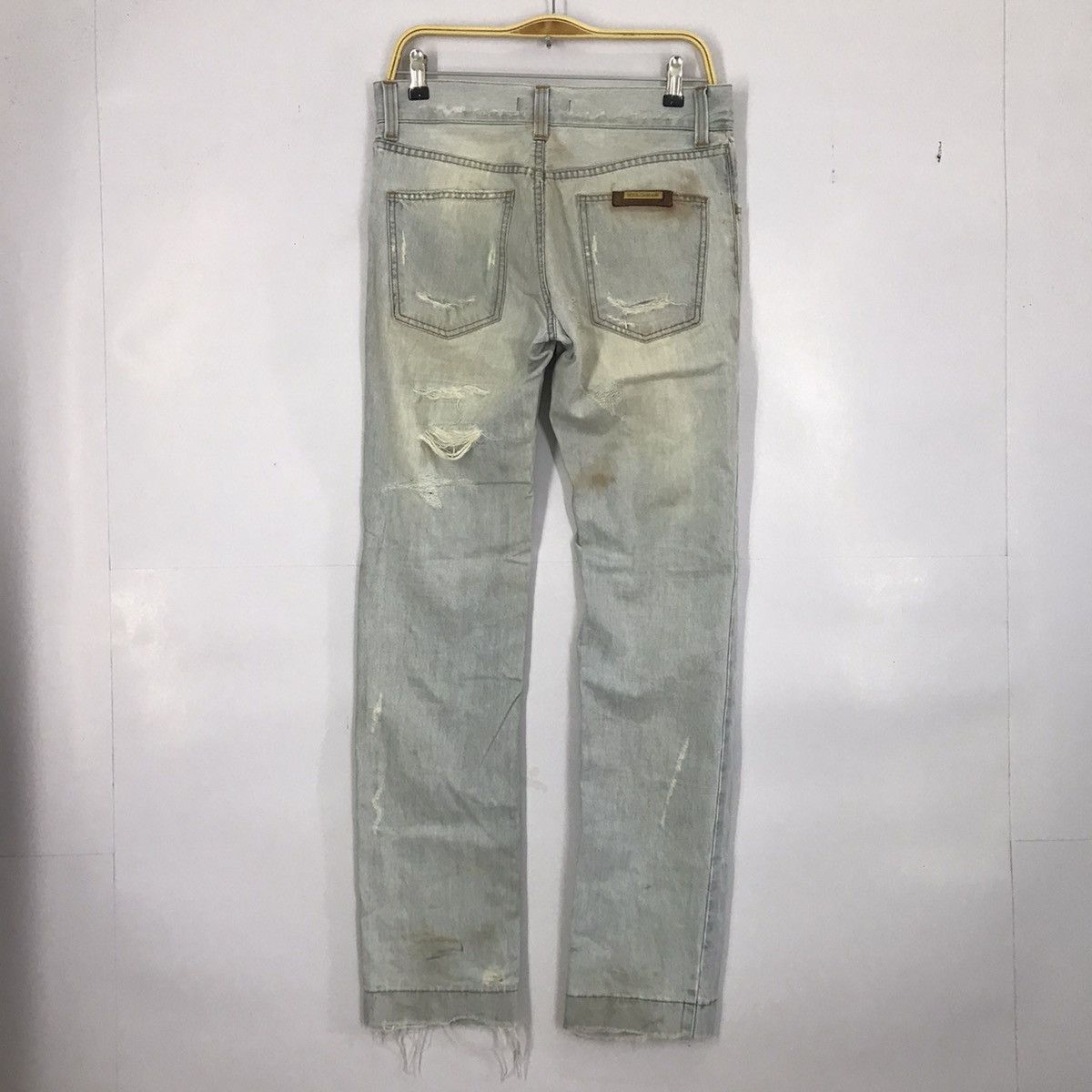 Dolce & Gabbana × Seditionaries D&G Dolce & Gabbana Ripped Distressed light wash pants Size US 32 / EU 48 - 15 Thumbnail