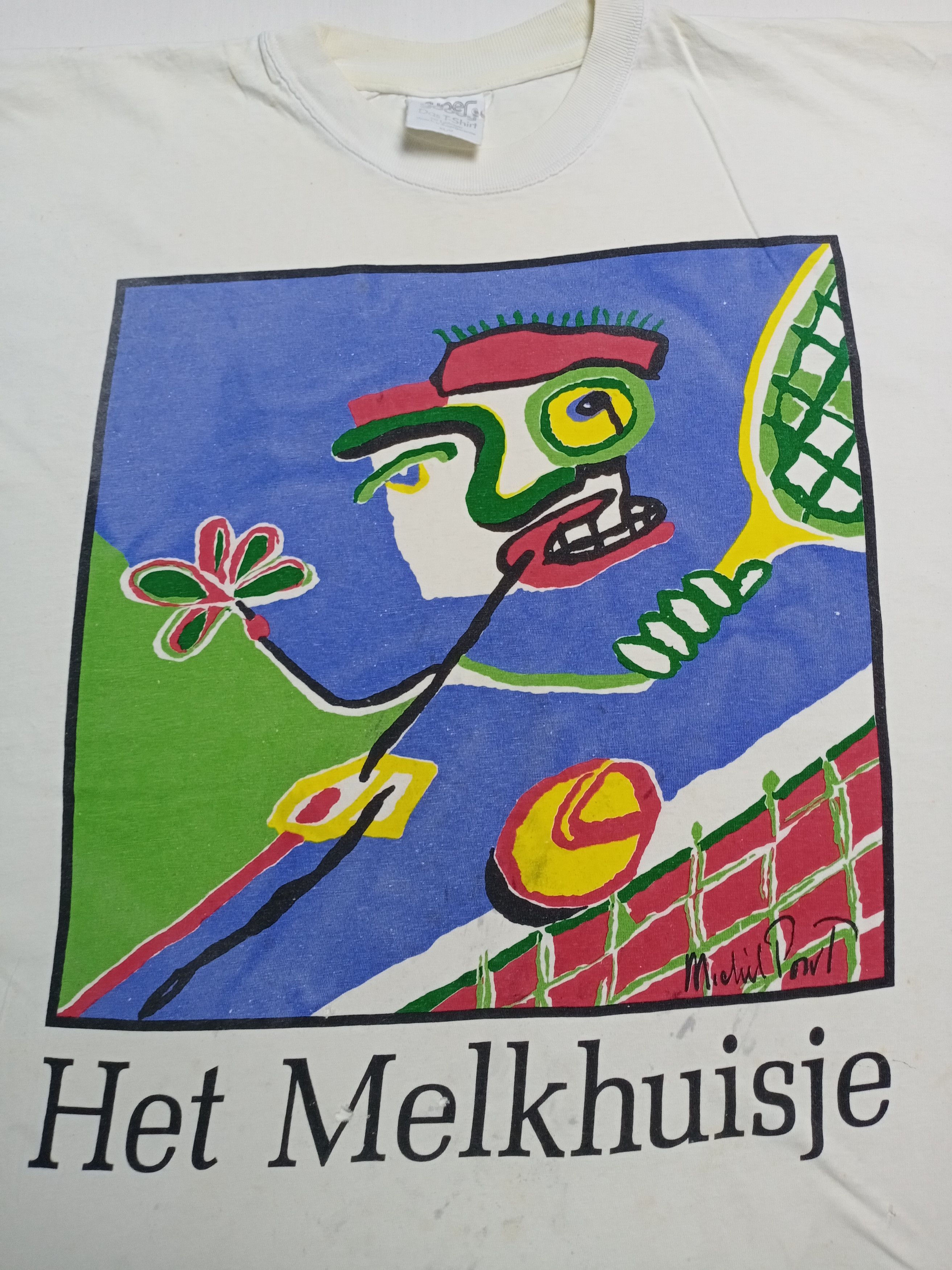 Arts & Science × Vintage Vintage Art Het Melkhuisje Germany Artist Designer T-shirt Size US L / EU 52-54 / 3 - 7 Thumbnail