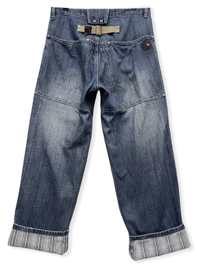 Marc Buchanan × Pelle Pelle × Vintage 🔥DOPE! Vintage 90’s PELLE PELLE Baggy Distressed Denim Size US 32 / EU 48 - 1 Thumbnail
