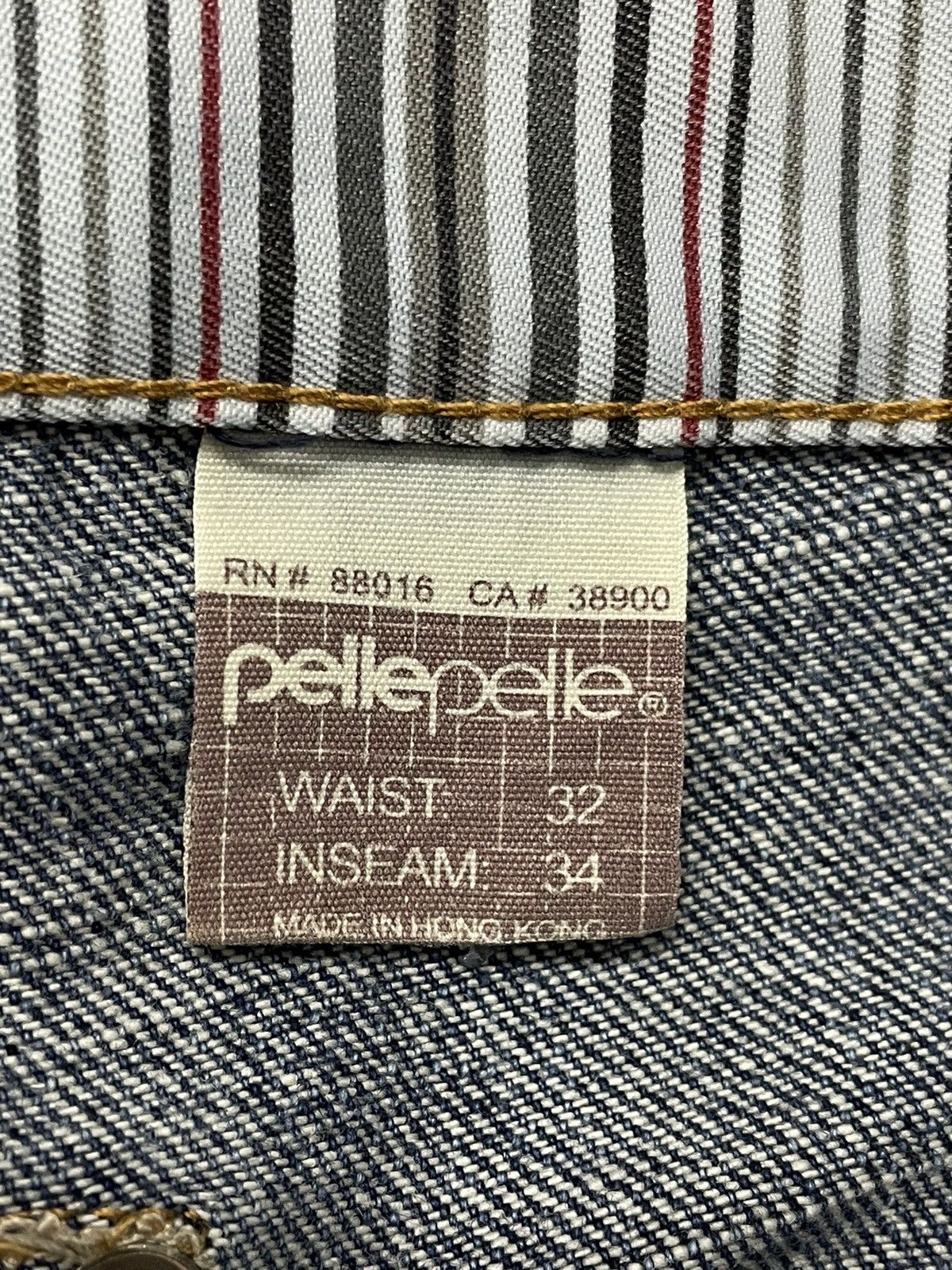 Marc Buchanan × Pelle Pelle × Vintage 🔥DOPE! Vintage 90’s PELLE PELLE Baggy Distressed Denim Size US 32 / EU 48 - 12 Thumbnail
