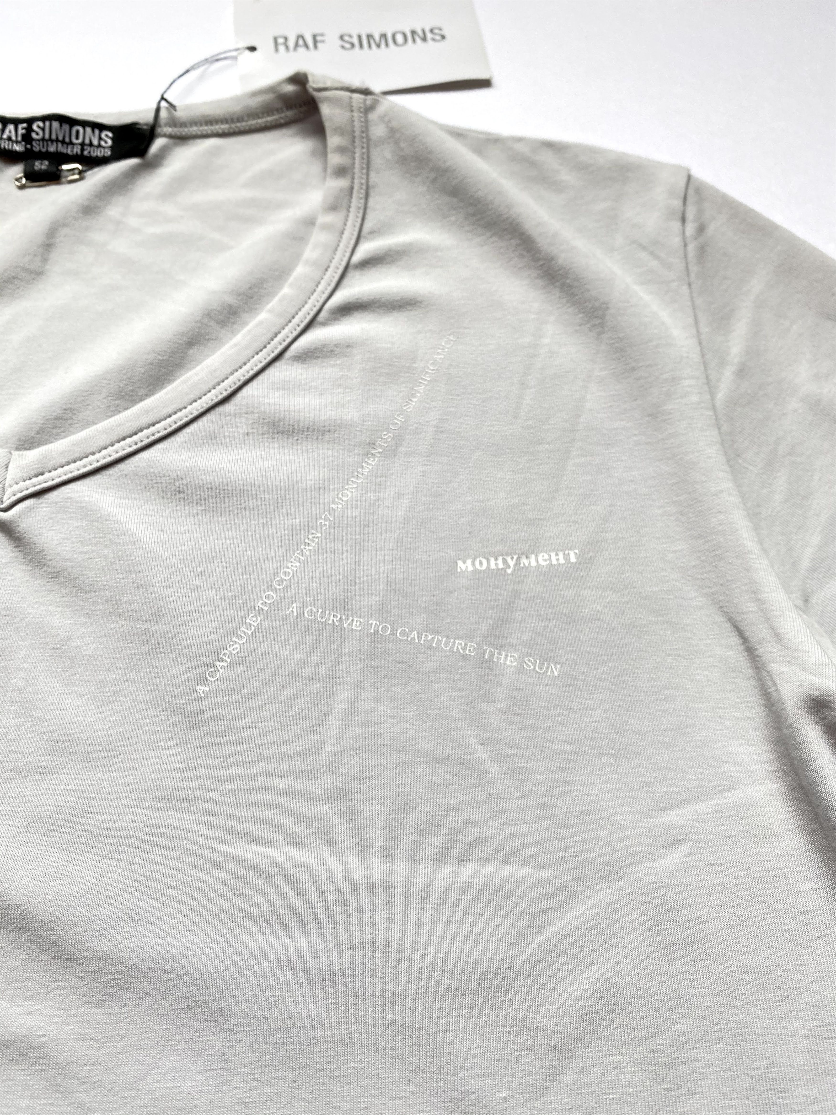 Raf Simons ⚡️QUICK SALE⚡️ 2005 Raf Simons Grey Shortsleeve Tshirt Size US L / EU 52-54 / 3 - 3 Thumbnail