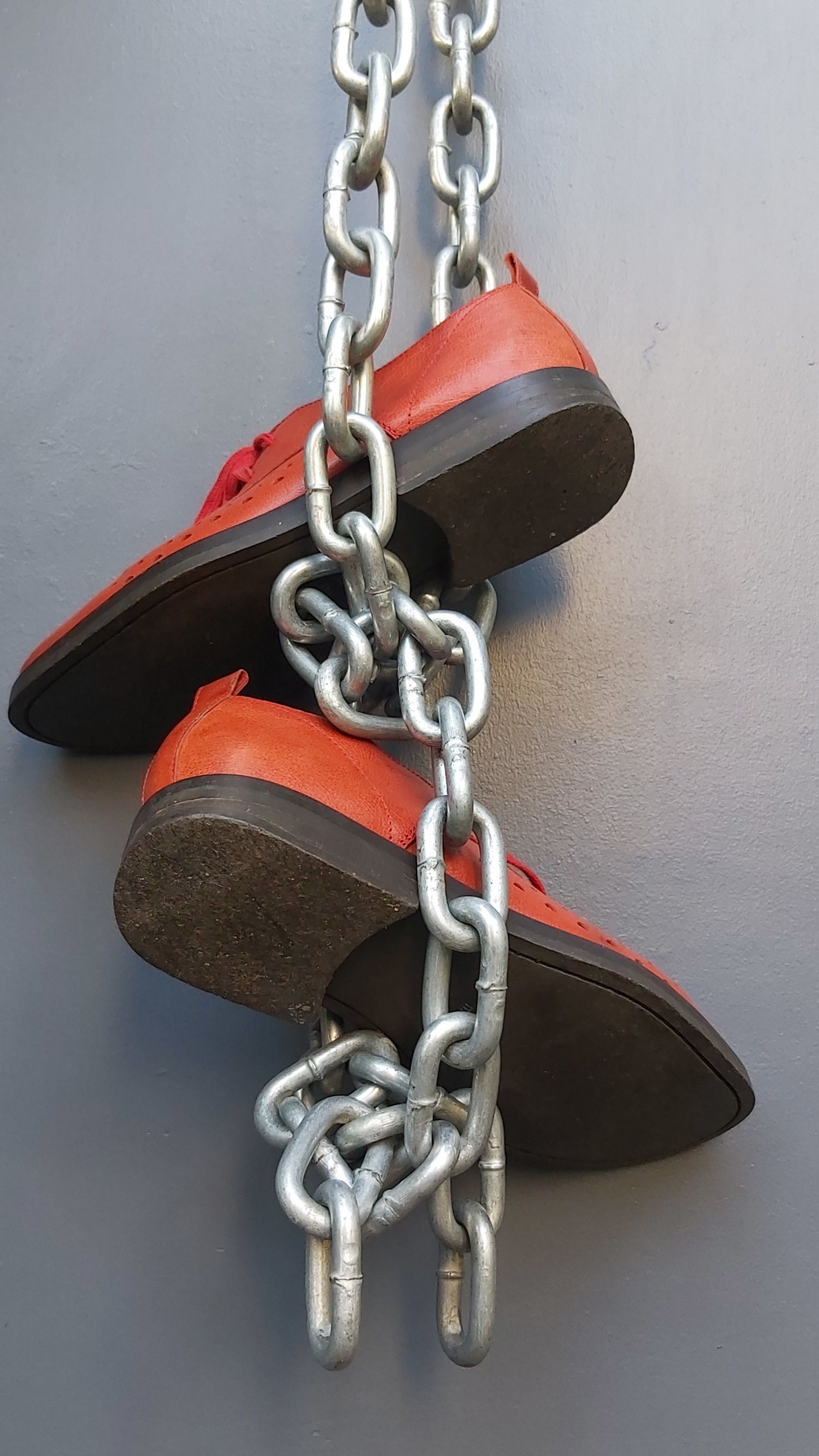 Ann Demeulemeester Ann Demeulemeester Red Leather Peek-a-boo Derby Size US 8 / EU 41 - 4 Thumbnail