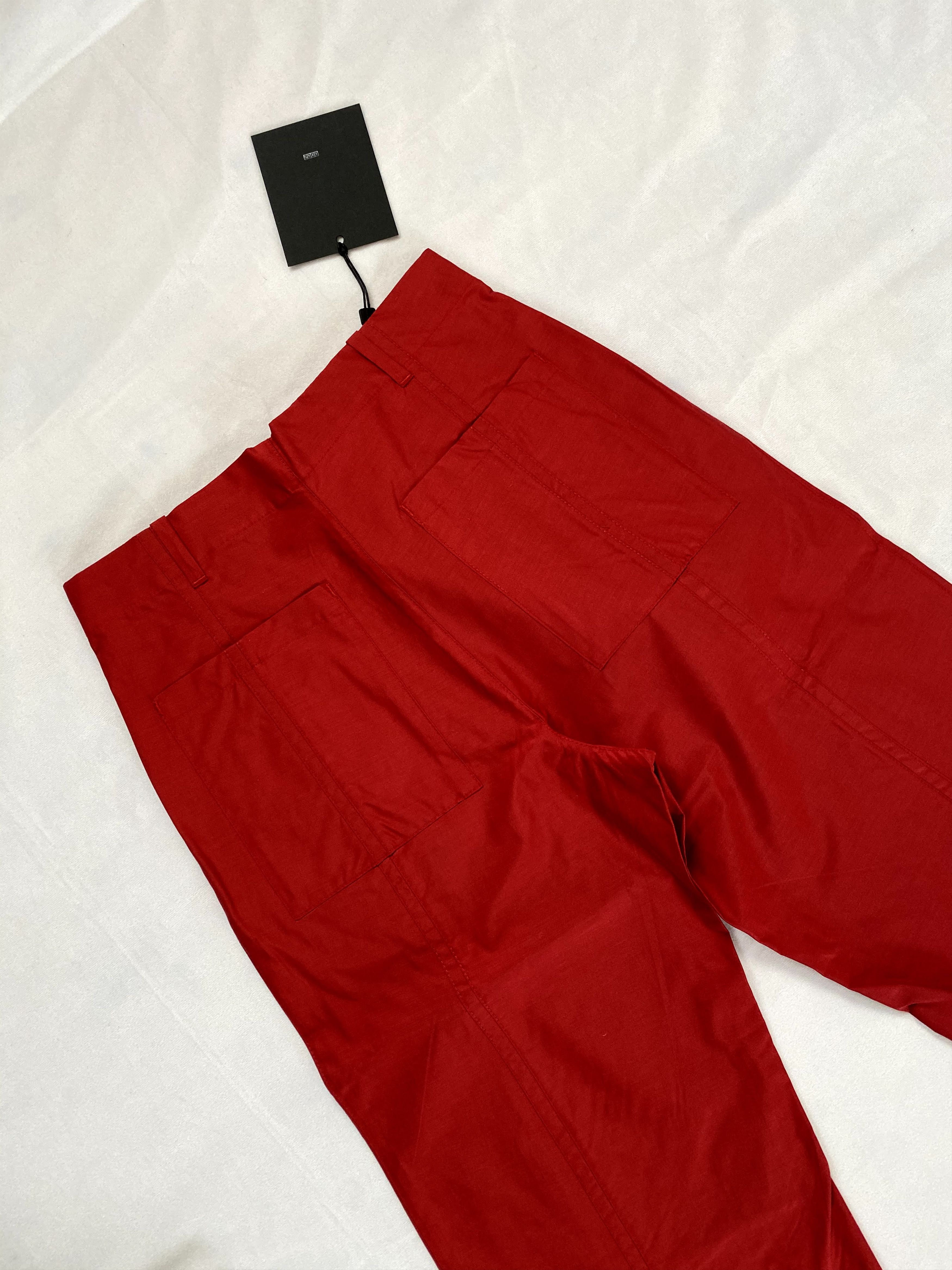 Kiko Kostadinov ⚡️QUICK SALE⚡️SS18 Mackintosh by Kiko Red Utility Trousers Size US 29 - 4 Thumbnail