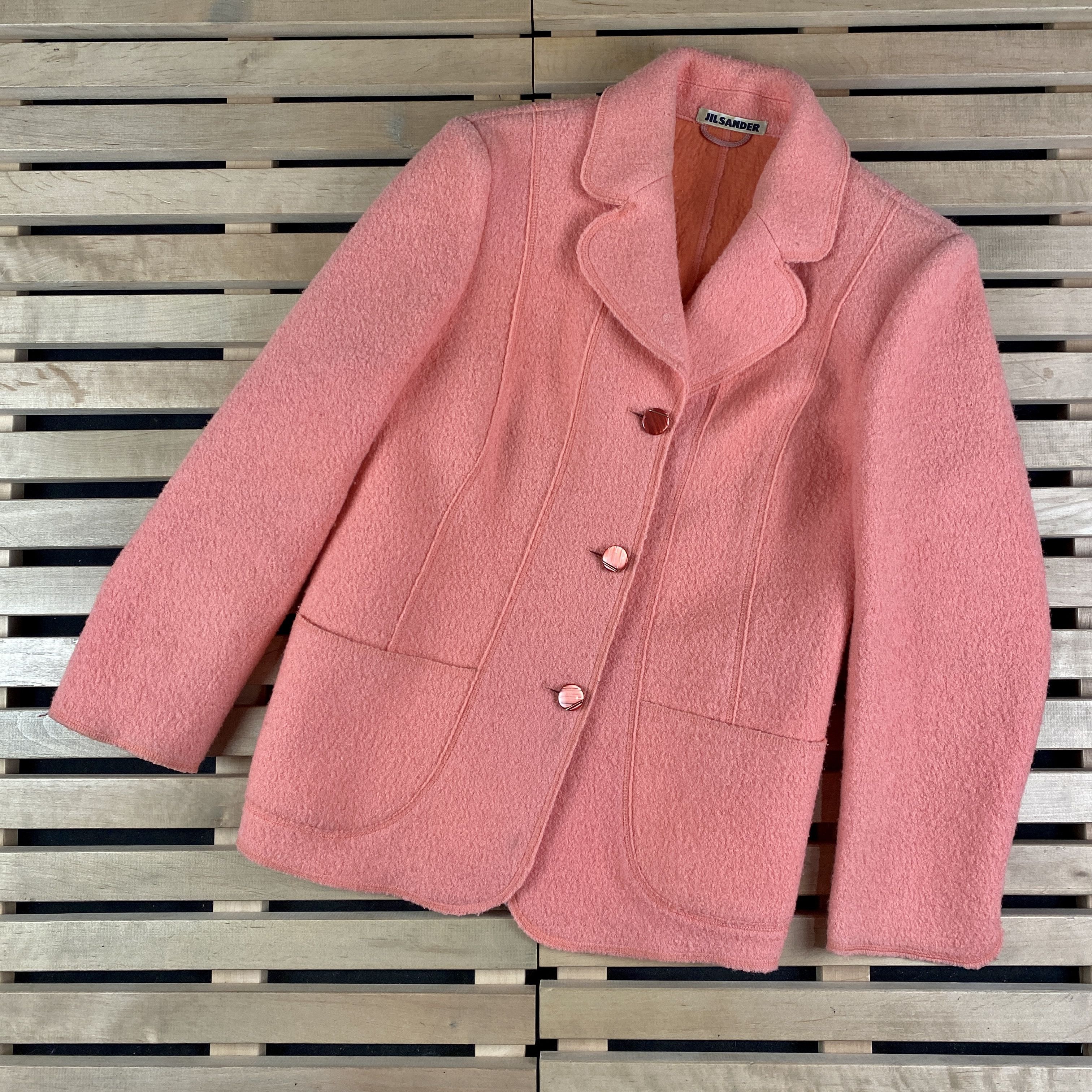 Jil Sander Women’s Virgin Wool Blazer Jacket Jil Sunder Size 16 S Size XL / US 12-14 / IT 48-50 - 1 Thumbnail
