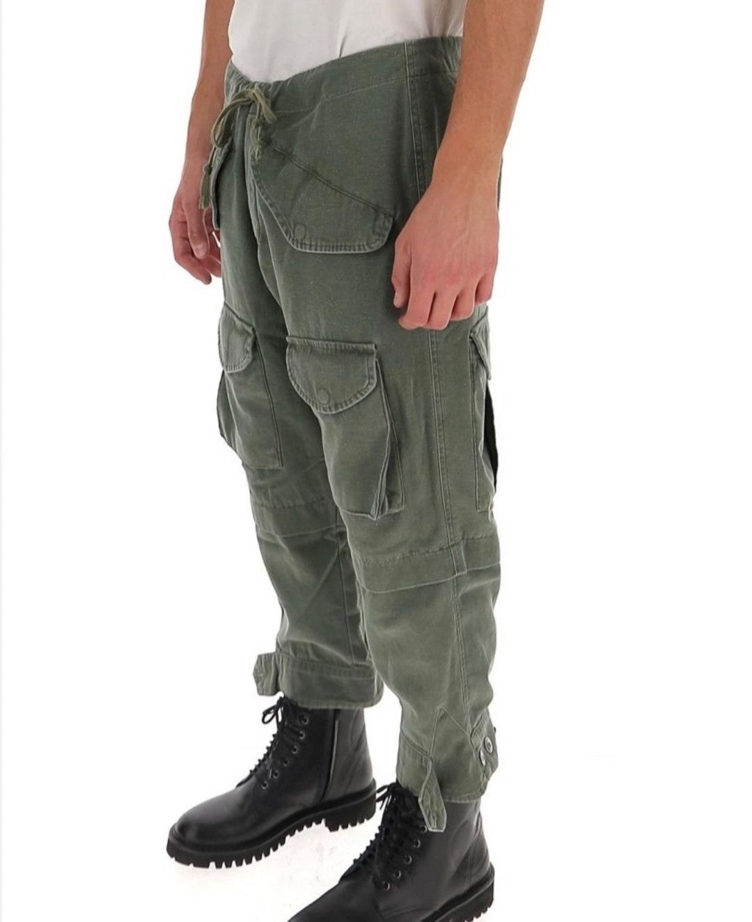 Greg Lauren Greg Lauren Patchwork gunmetal overalls Size US 32 / EU 48 - 5 Thumbnail