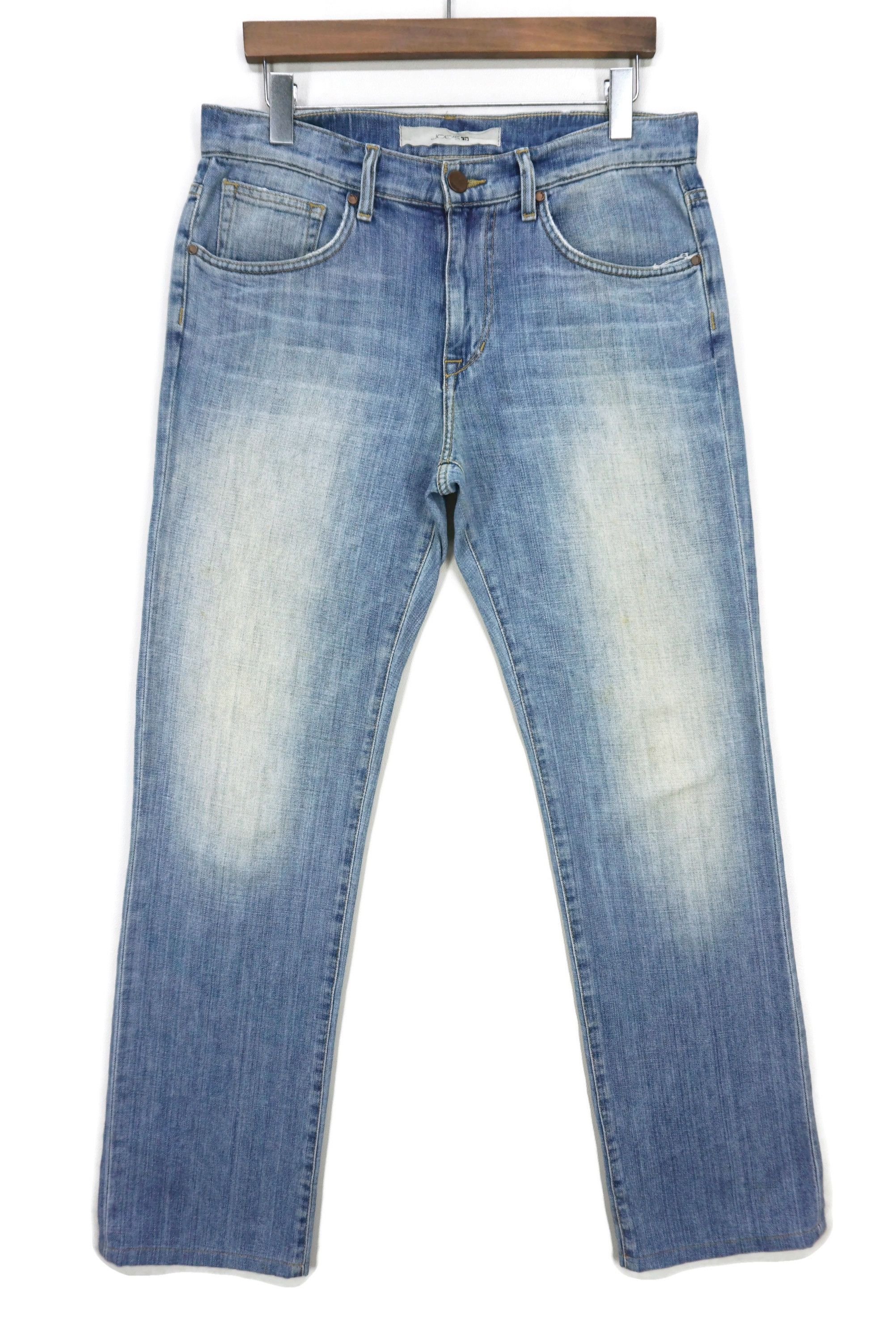 image of Joes x Rockers Classic Fit Denim Distressed Marvin Wash Jeans Pants in Blue, Men's (Size 31)