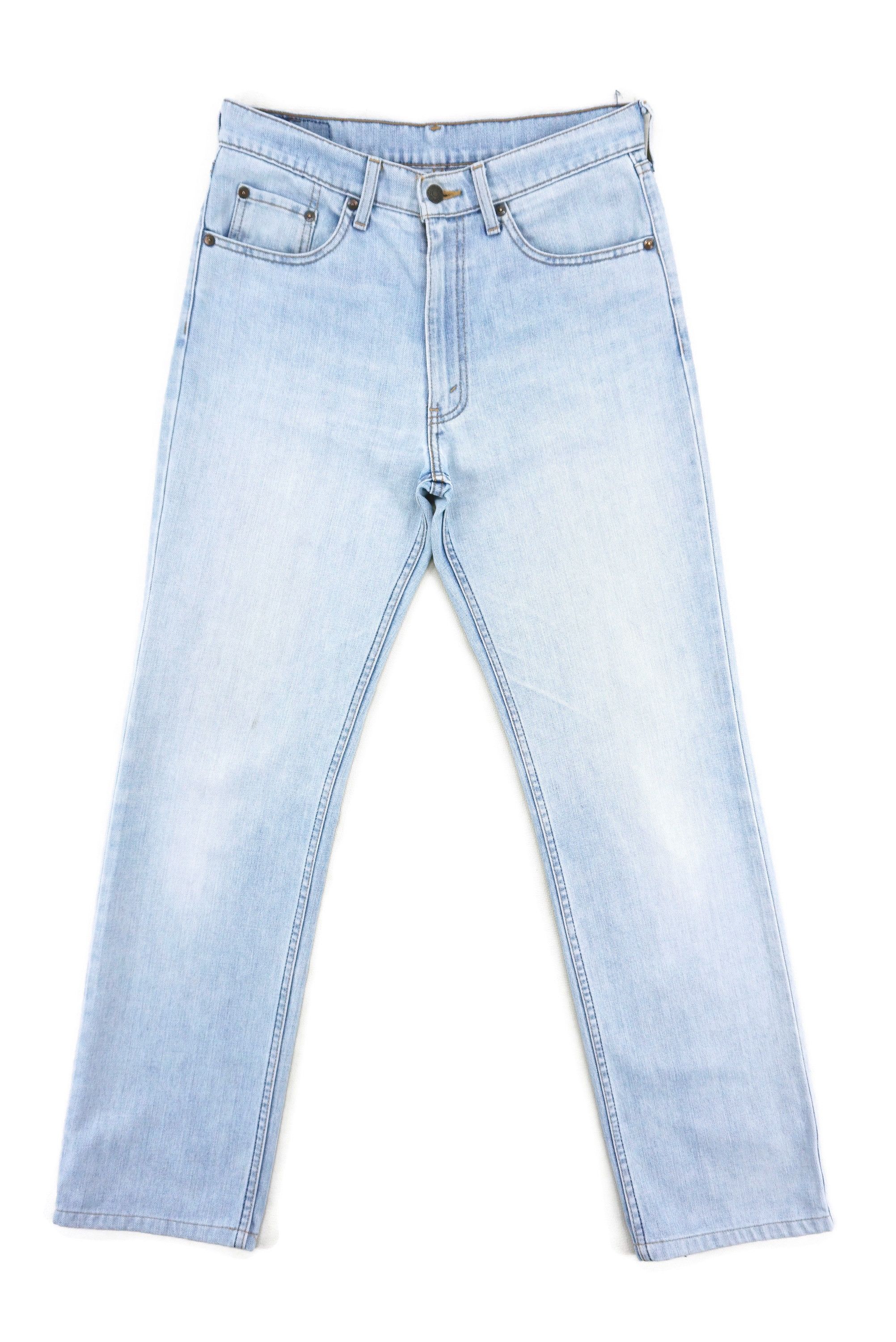image of Levis x Rodeo Faded Wash Jeans 508 Distressed High Waisted Japan Made in Blue, Women's (Size 31)