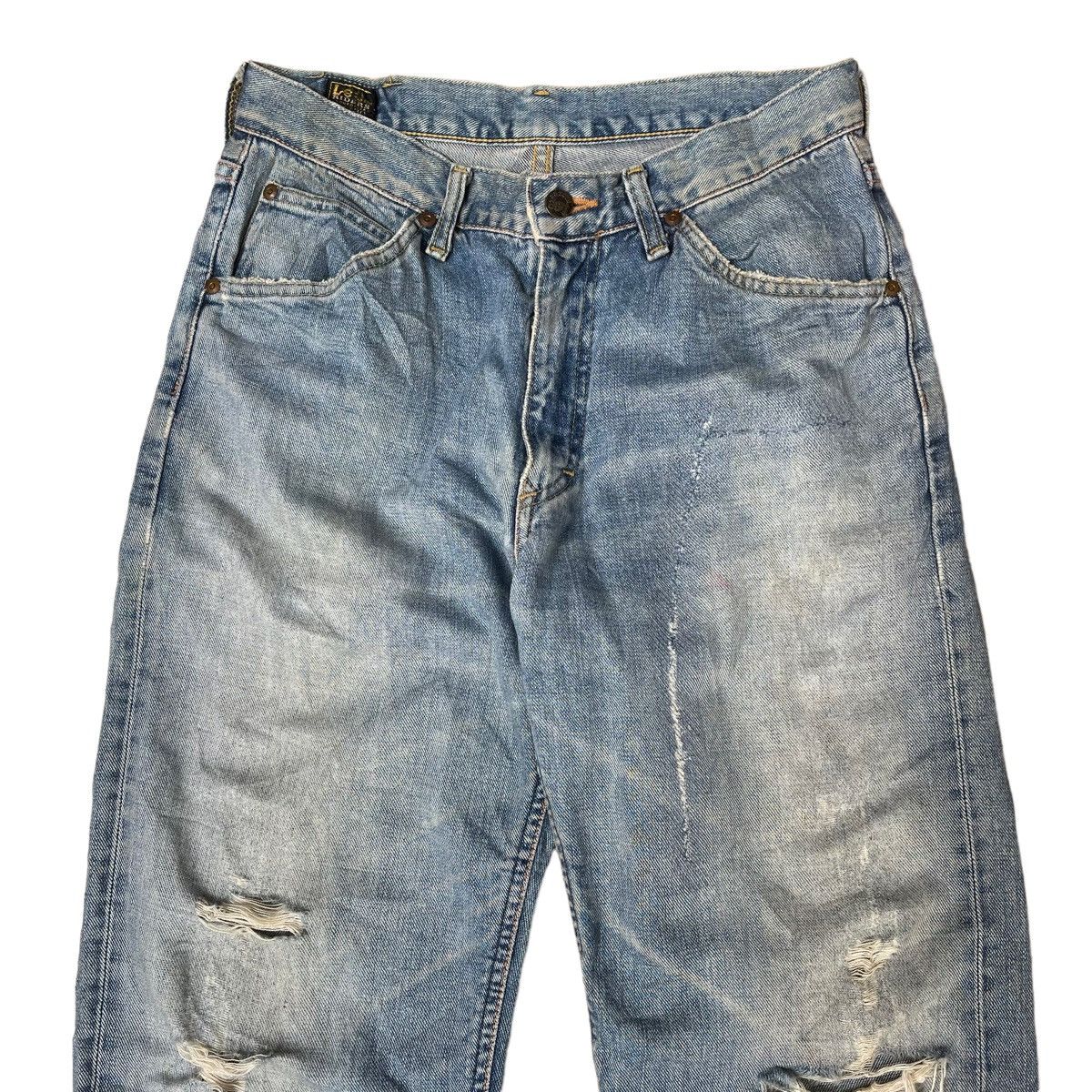 Lee VINTAGE LEE RIDER SANFORIZED HALF-SELVEDGE DISTRESSED DENIM Size US 30 / EU 46 - 3 Thumbnail