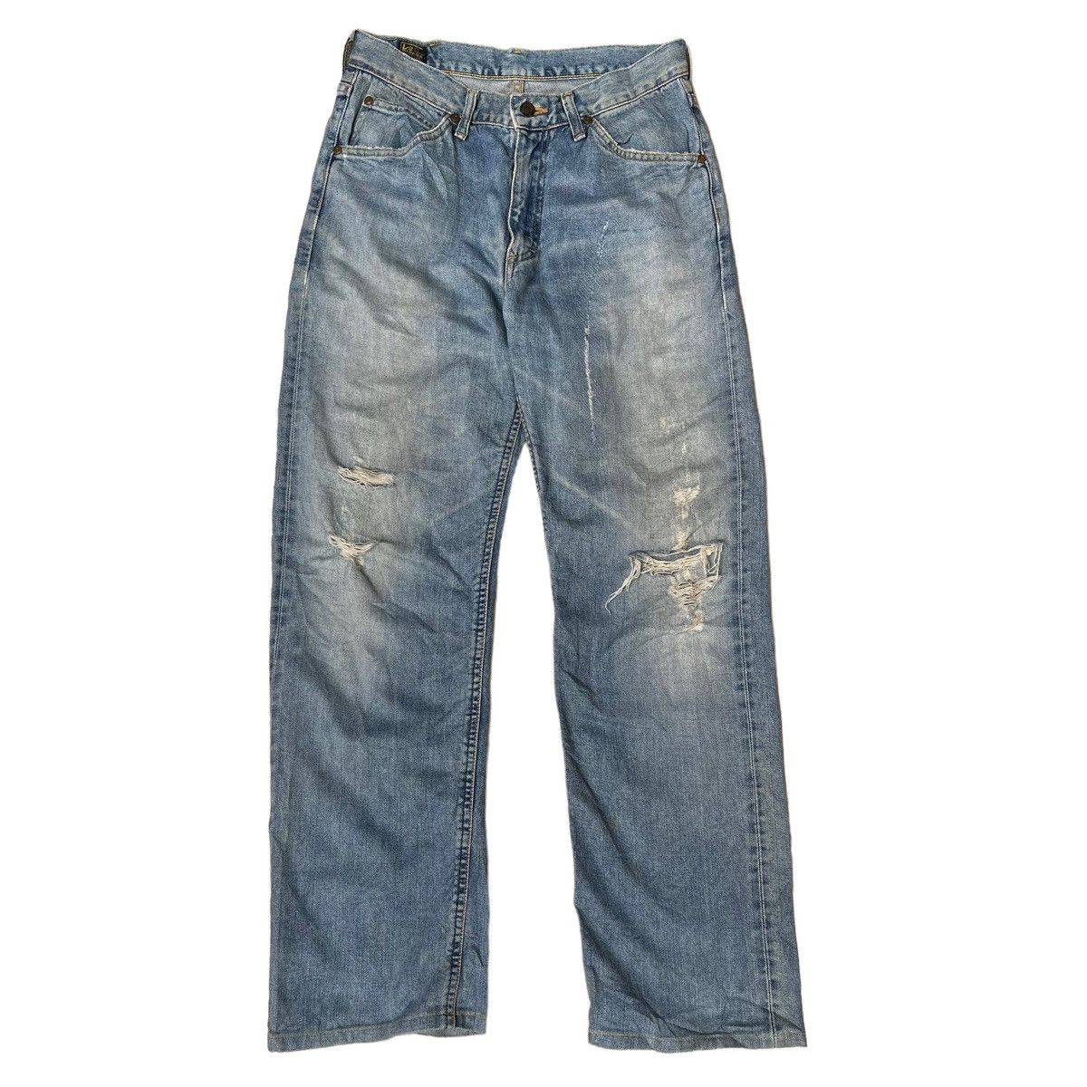 Lee VINTAGE LEE RIDER SANFORIZED HALF-SELVEDGE DISTRESSED DENIM Size US 30 / EU 46 - 2 Thumbnail