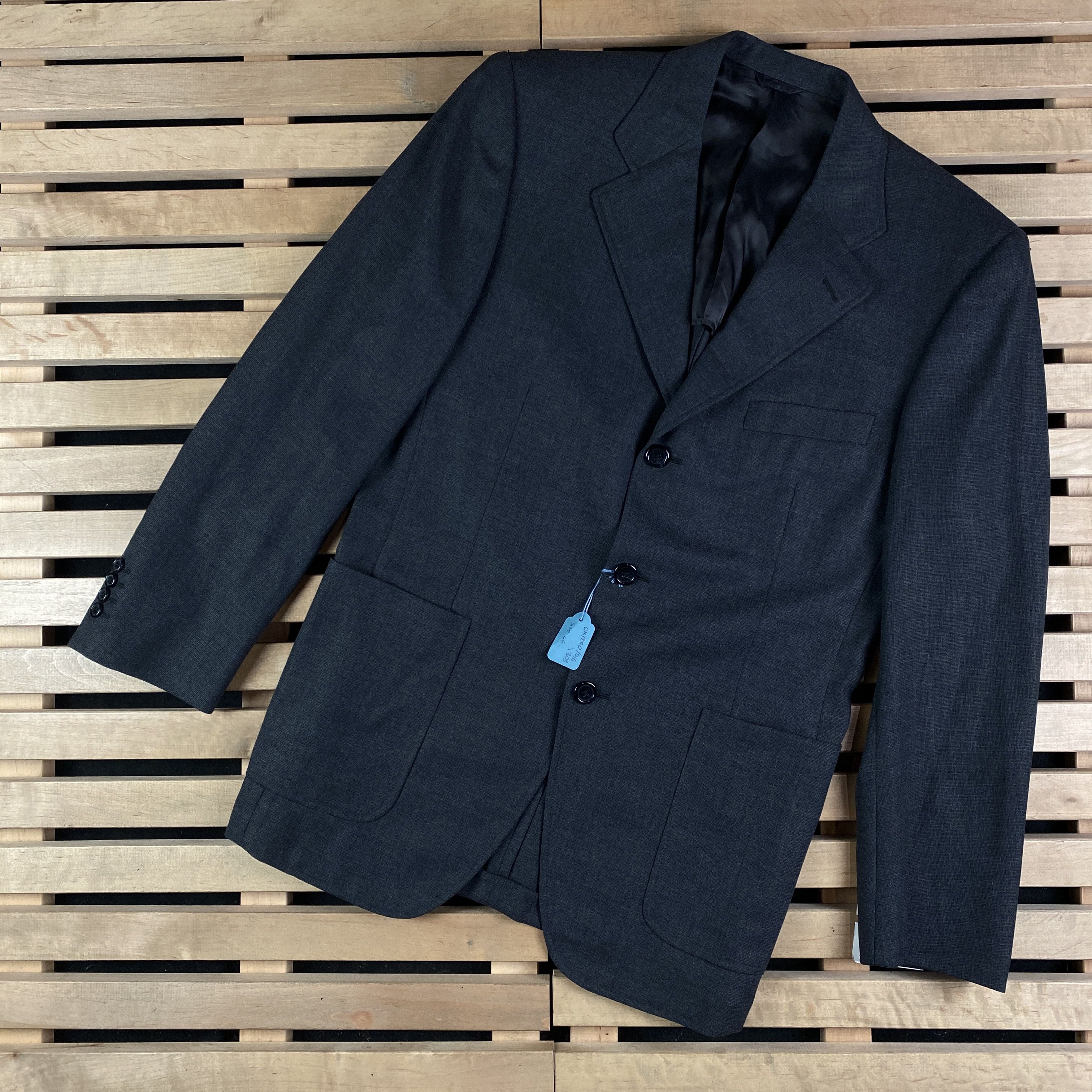 Burberry Mens Wool Blazer Jacket Burberry Vintage Size 46 Size 46R - 1 Thumbnail