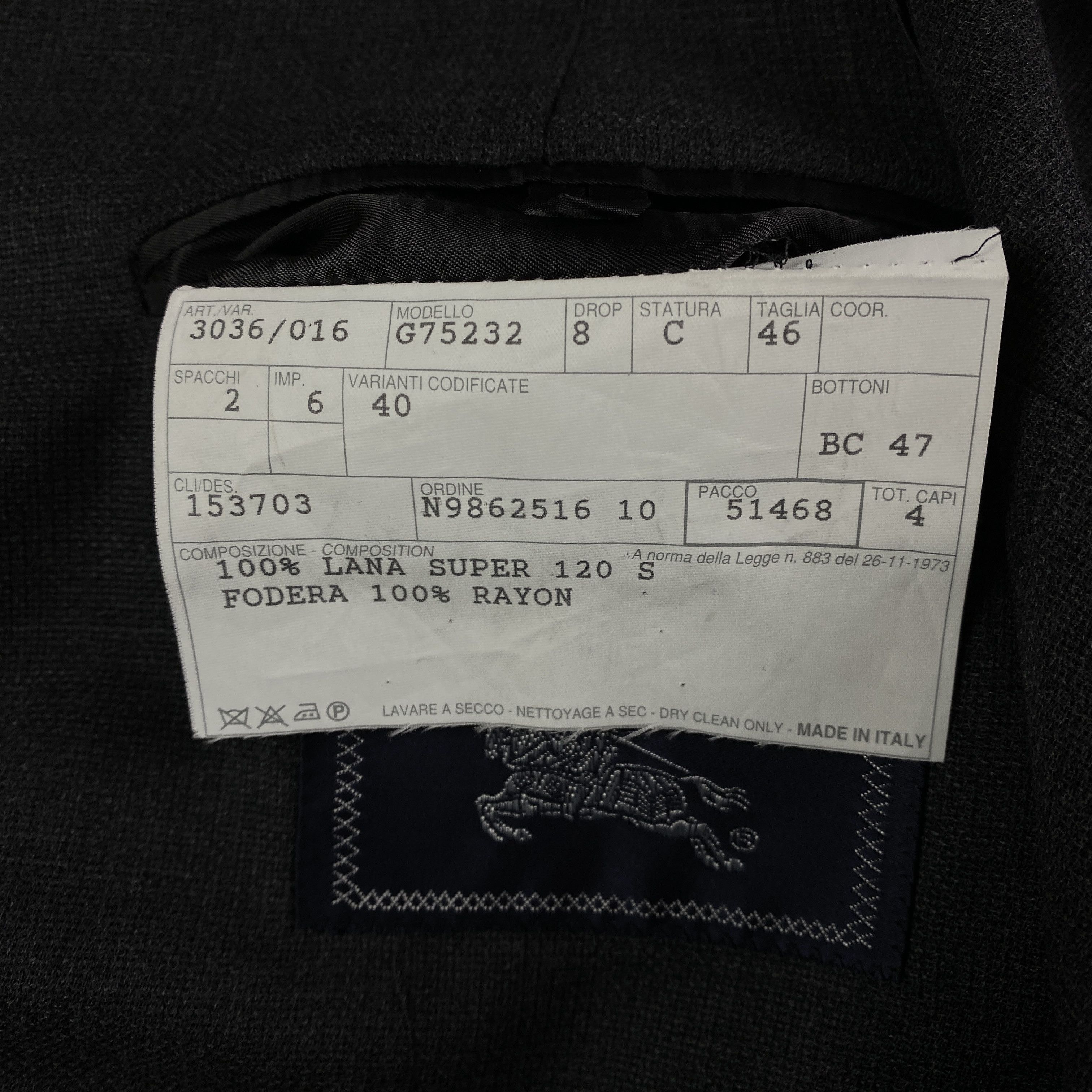Burberry Mens Wool Blazer Jacket Burberry Vintage Size 46 Size 46R - 7 Thumbnail