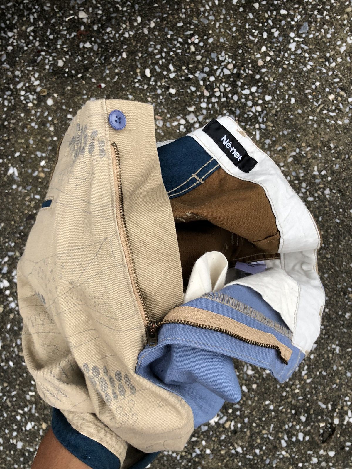 Issey Miyake × Ne-Net × Seditionaries NE-NET RARE DESIGN EVER. LIKE NEW. ISSEY MIYAKI Size US 29 - 14 Thumbnail