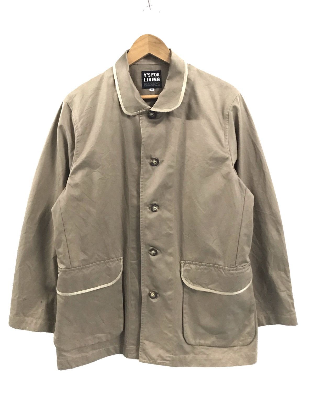 Japanese Brand × Y's × Yohji Yamamoto Yohji Yamamoto Y’s For Living Basics Button Ups Jacket Size US L / EU 52-54 / 3 - 1 Thumbnail