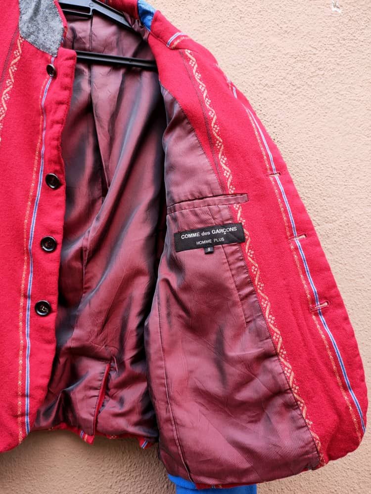 Comme des Garcons Comme Des Garcons Red Wool Jacket Size US S / EU 44-46 / 1 - 7 Thumbnail