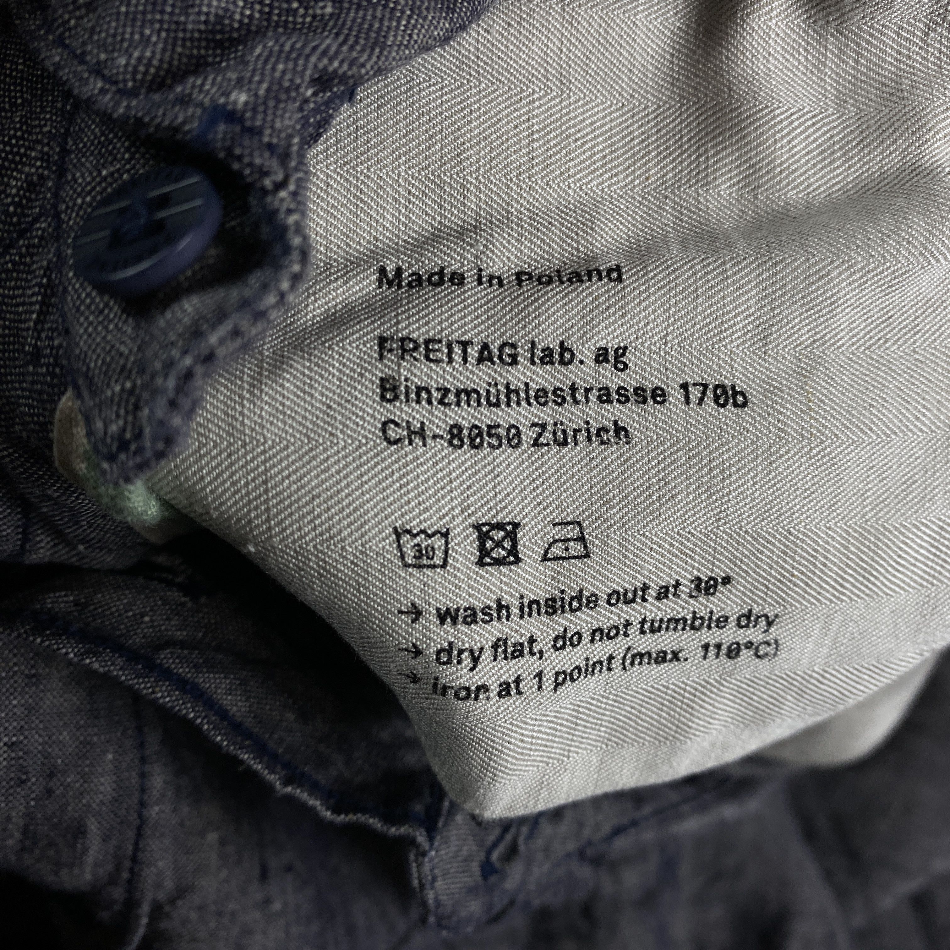 Freitag Mens True Hemp Shirt Long Sleeve Fteitag Size L Size US L / EU 52-54 / 3 - 6 Thumbnail