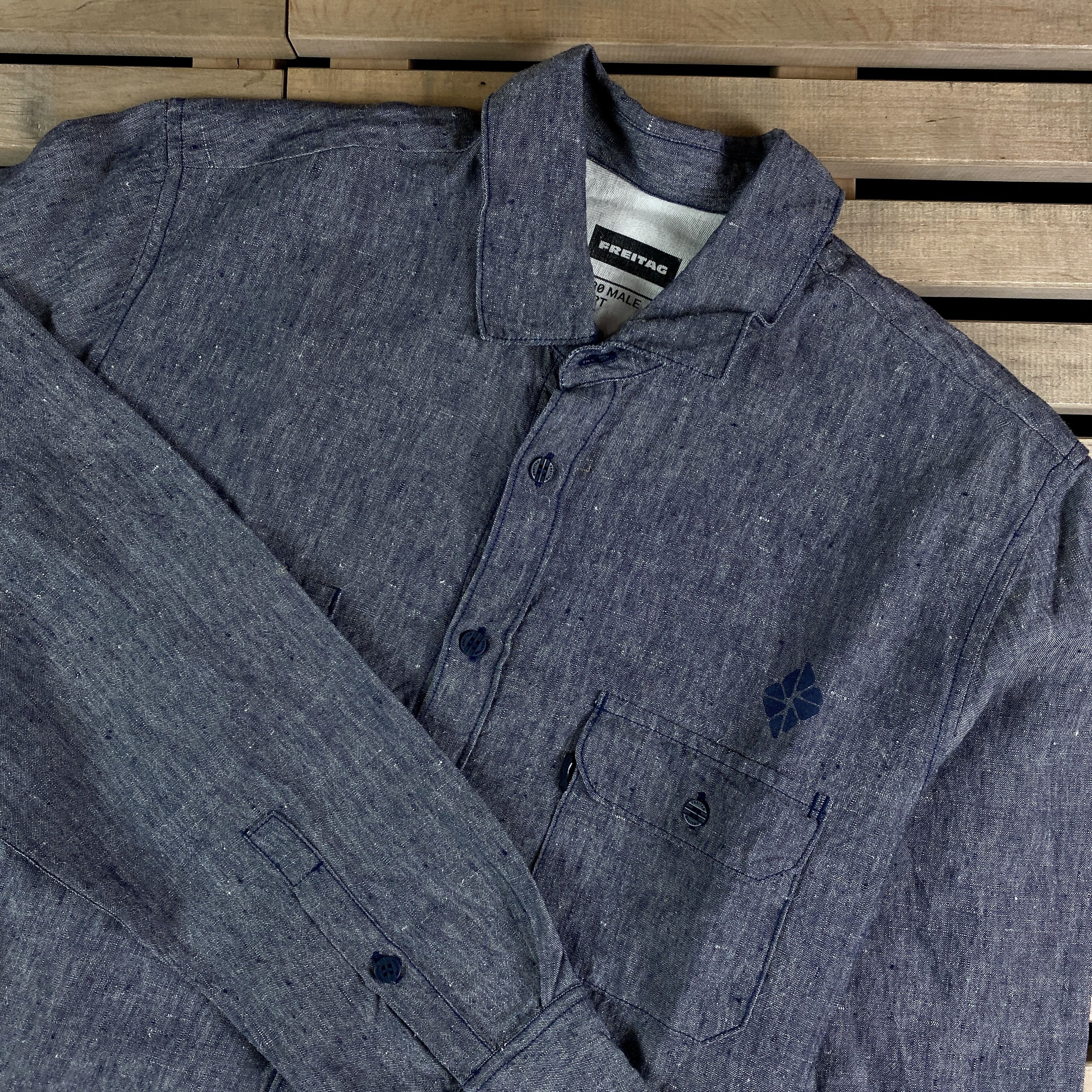Freitag Mens True Hemp Shirt Long Sleeve Fteitag Size L Size US L / EU 52-54 / 3 - 2 Thumbnail