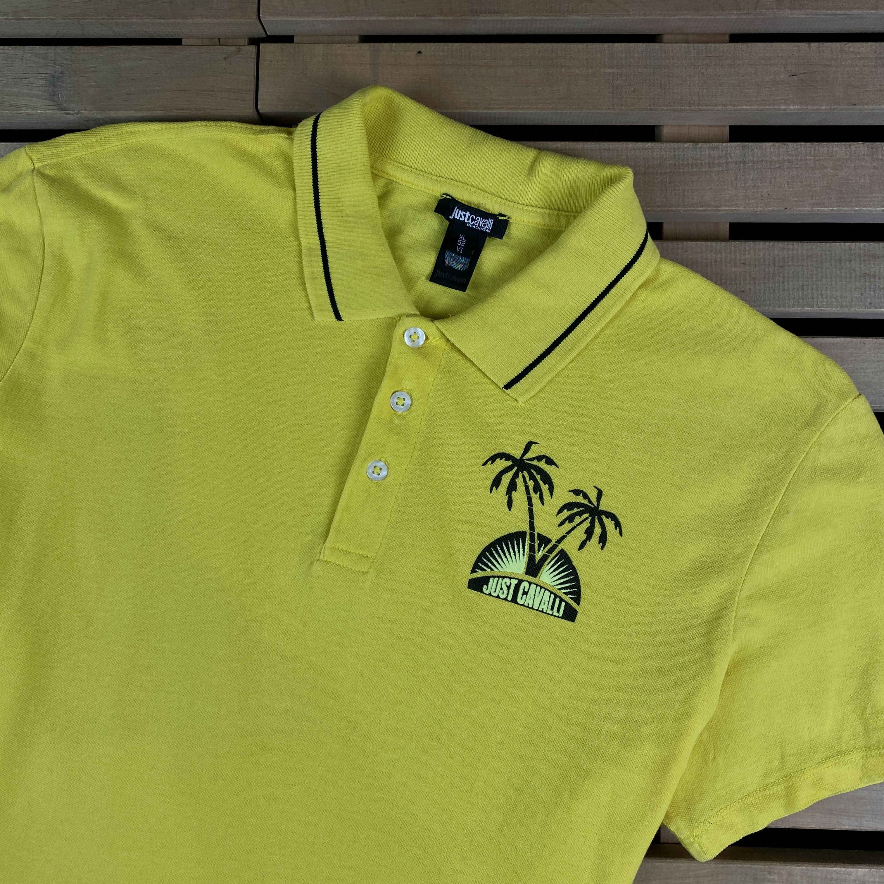 Just Cavalli × Roberto Cavalli Men’s Polo T-Shirt Just Cavalli Beachwear Size XL Size US XL / EU 56 / 4 - 2 Thumbnail
