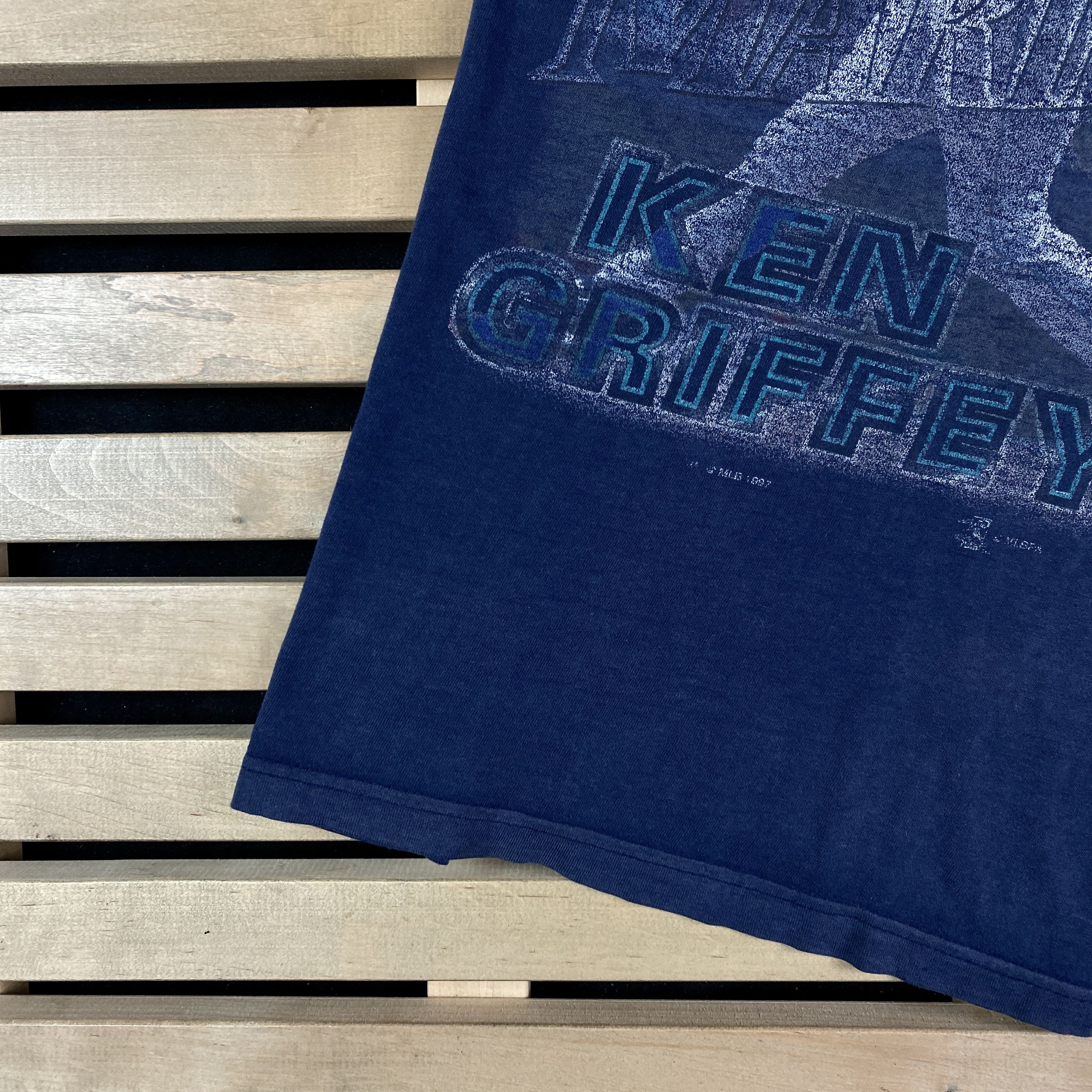 MLB × Vintage T-Shirt Ken Griffey Jr. Seattle Mariners Vintage MLB Size L Size US L / EU 52-54 / 3 - 3 Thumbnail