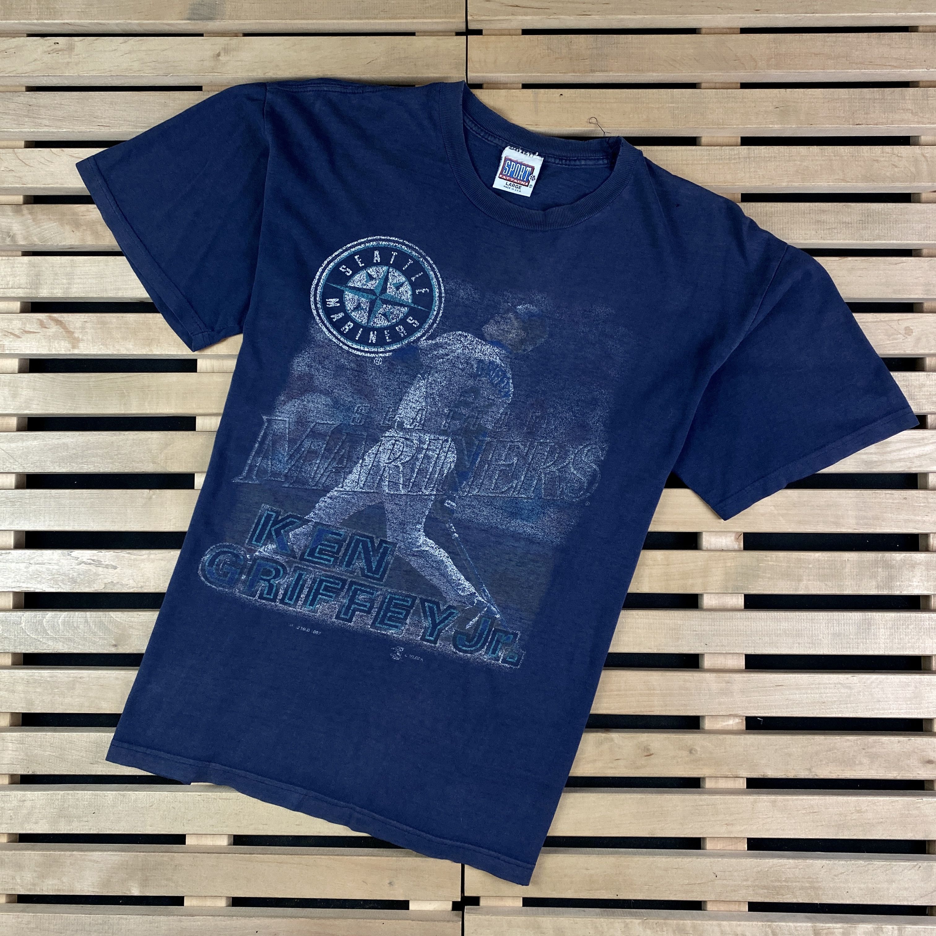 MLB × Vintage T-Shirt Ken Griffey Jr. Seattle Mariners Vintage MLB Size L Size US L / EU 52-54 / 3 - 1 Thumbnail