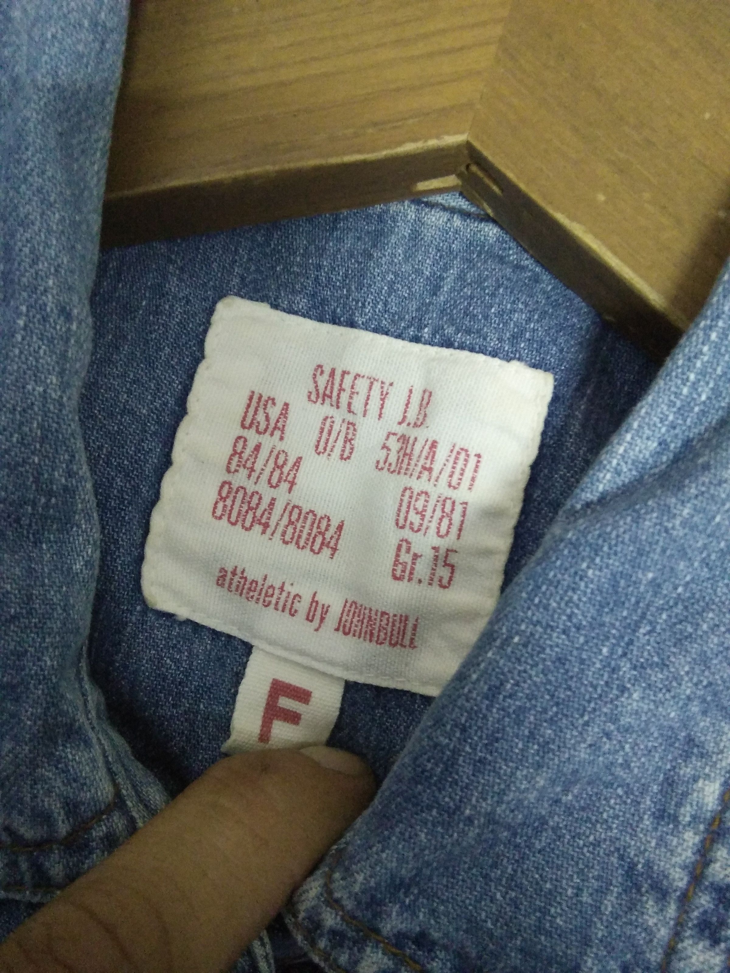 Japanese Brand × Johnbull JOHNBULL JAPAN denim shirt (A134) Size US M / EU 48-50 / 2 - 3 Thumbnail