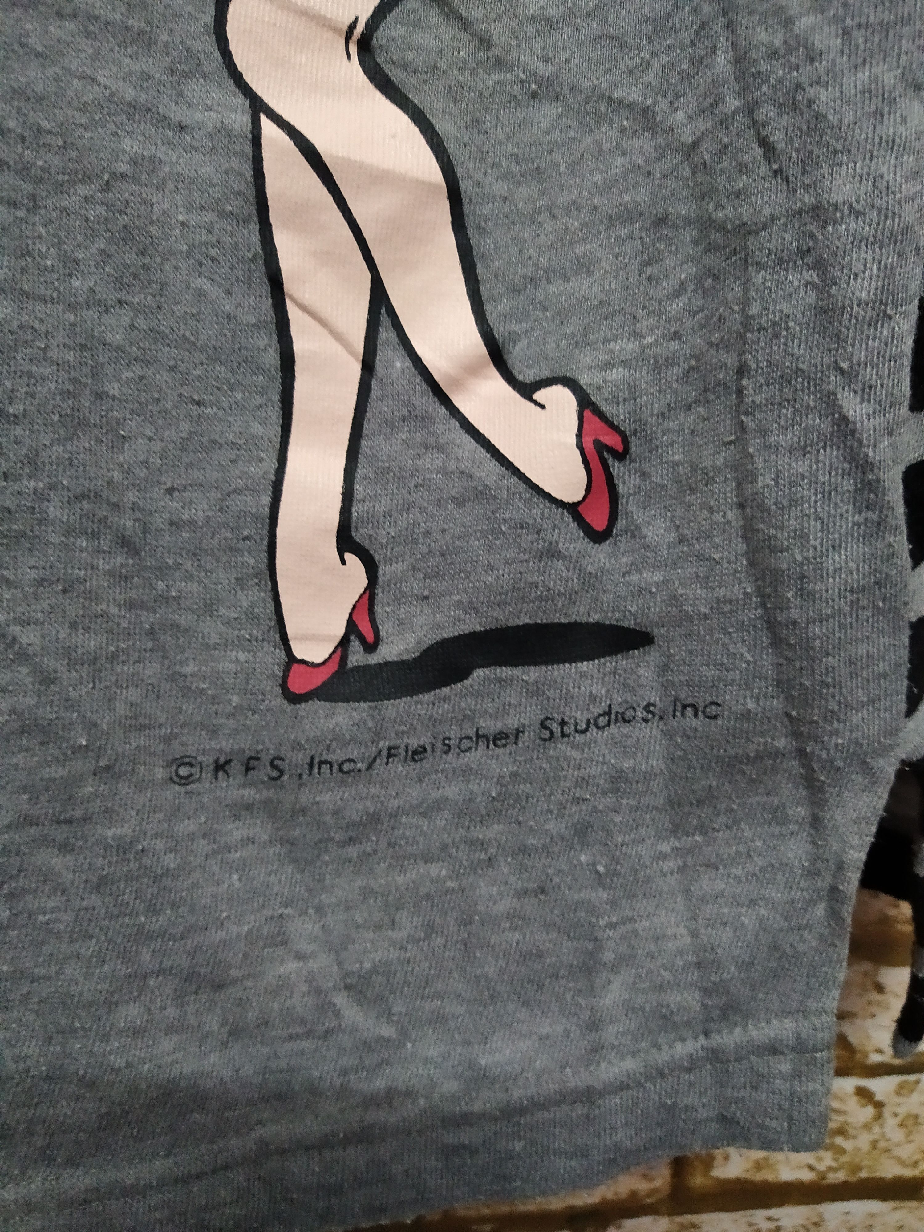 Cartoon Network 90s BETTY BOOP STRIPE SWEATSHIRT KFS FLEISCHER (B676) Size US M / EU 48-50 / 2 - 3 Thumbnail