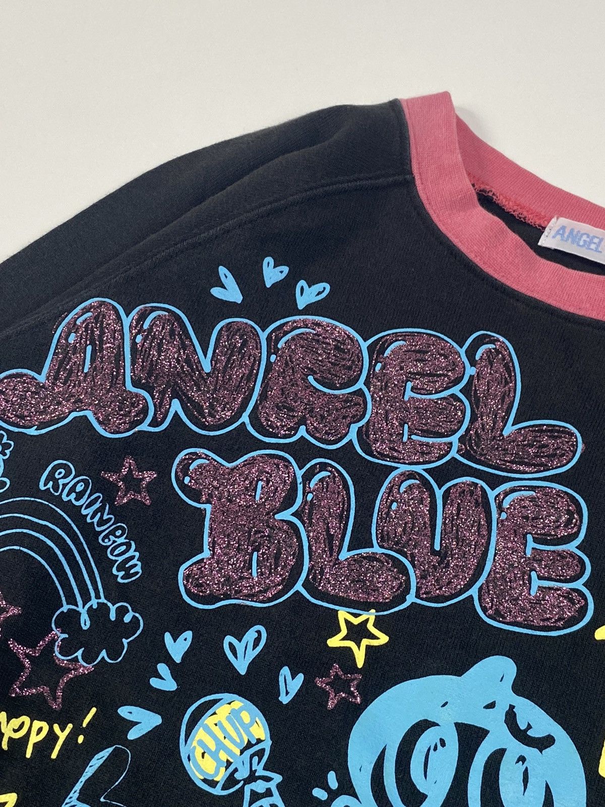Angel Blue 90s Angel Blue Glitter Pop Print Long Sleeve Size US S / EU 44-46 / 1 - 4 Thumbnail