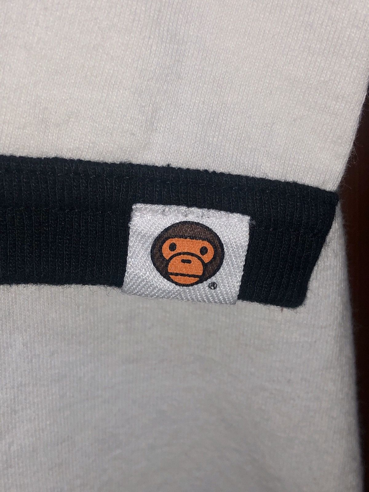 Bape 🔥RARE Baby Milo Ringer Longsleeve Tshirts Size US M / EU 48-50 / 2 - 3 Thumbnail