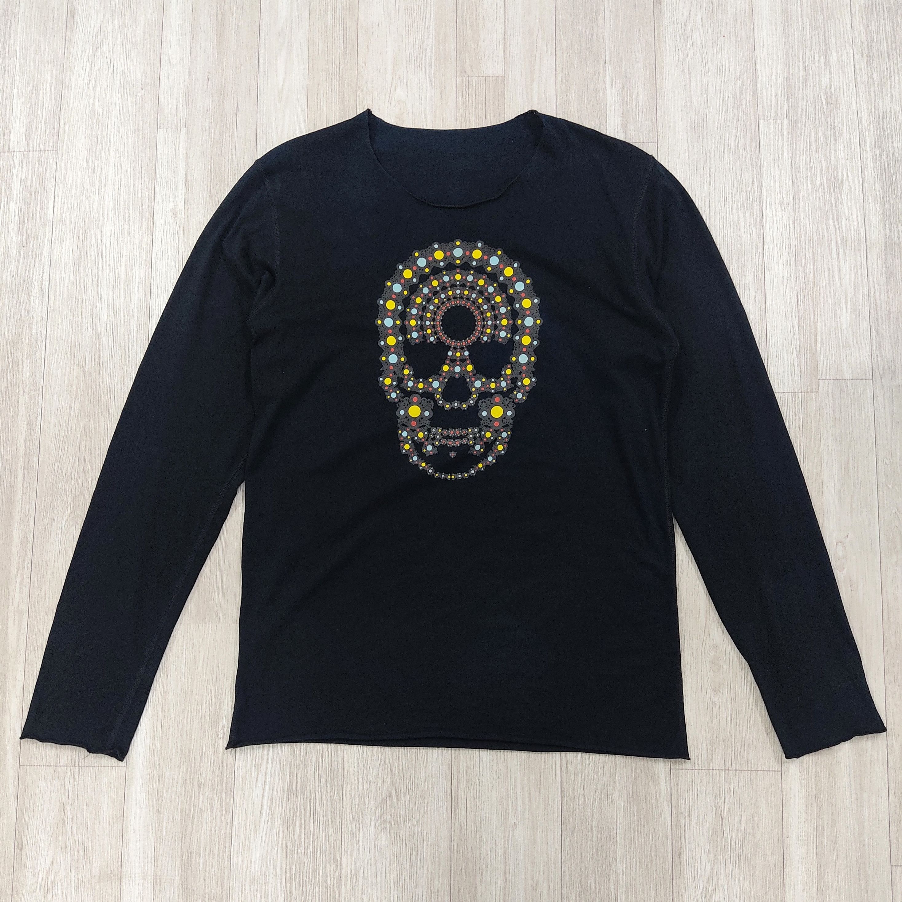 If Six Was Nine × Lucien Pellat-Finet Lucien Pellat-Finet Skull Long Sleeve T-shirt Size US M / EU 48-50 / 2 - 3 Thumbnail