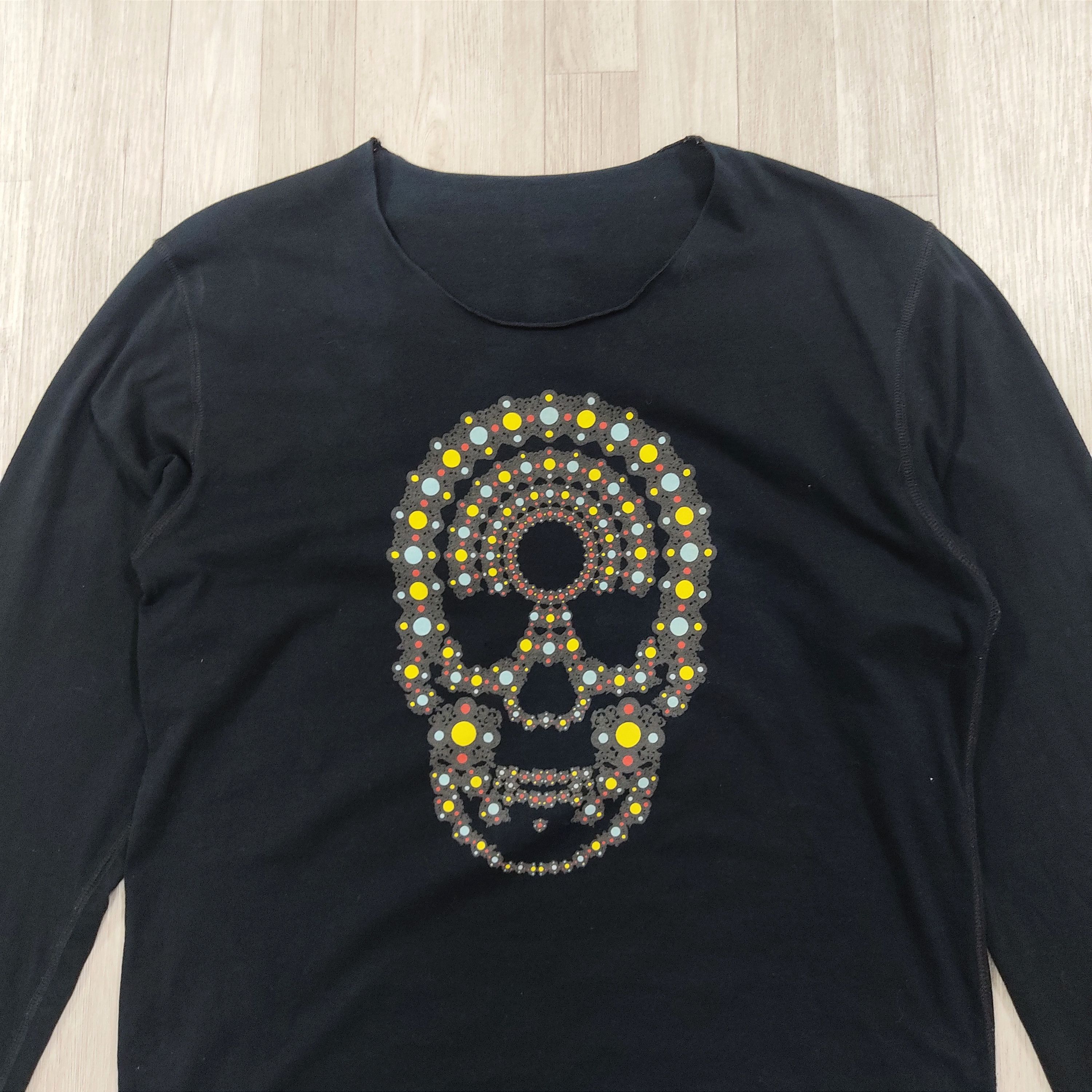 If Six Was Nine × Lucien Pellat-Finet Lucien Pellat-Finet Skull Long Sleeve T-shirt Size US M / EU 48-50 / 2 - 4 Thumbnail