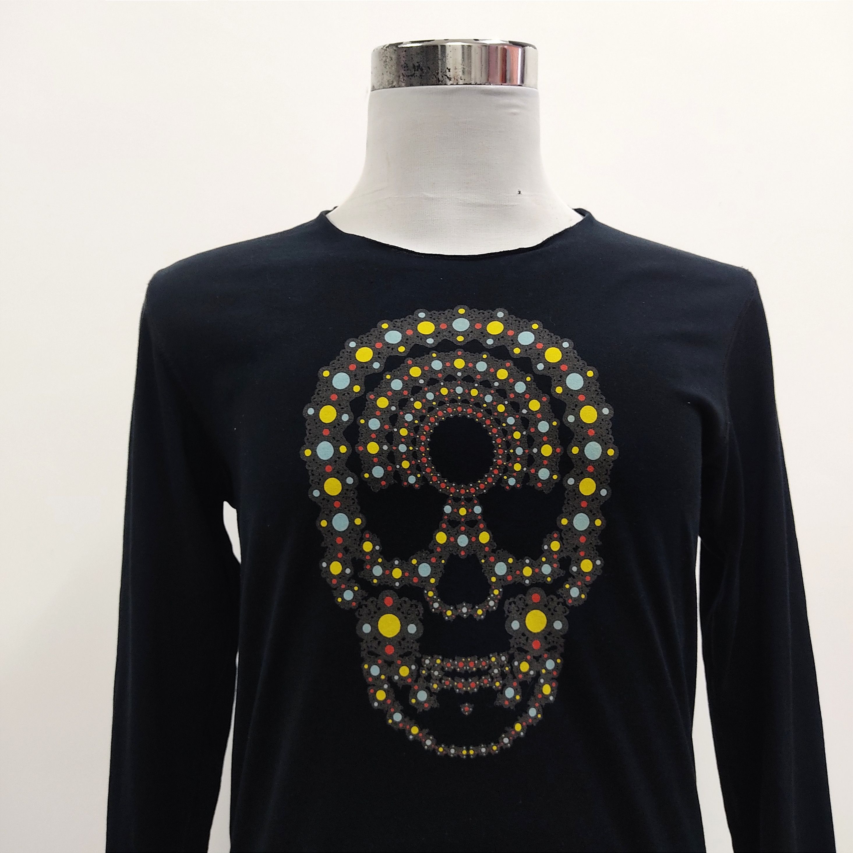 If Six Was Nine × Lucien Pellat-Finet Lucien Pellat-Finet Skull Long Sleeve T-shirt Size US M / EU 48-50 / 2 - 2 Thumbnail