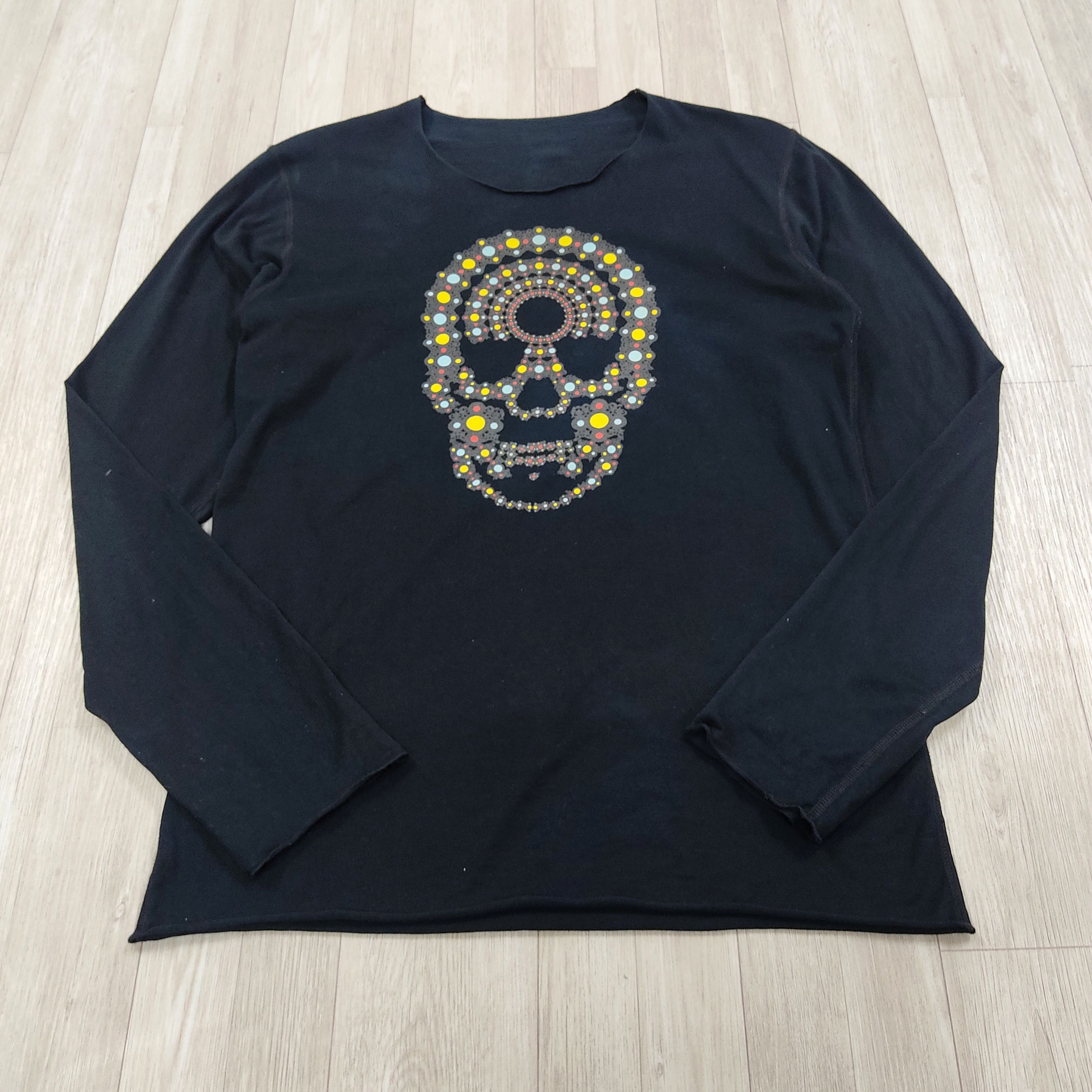 If Six Was Nine × Lucien Pellat-Finet Lucien Pellat-Finet Skull Long Sleeve T-shirt Size US M / EU 48-50 / 2 - 5 Thumbnail
