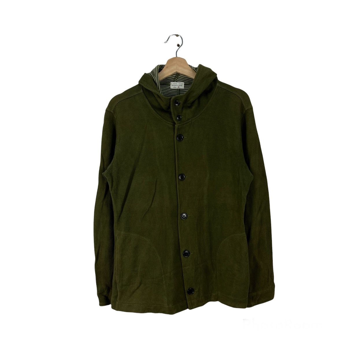 Japanese Brand VINTAGE GLOBAL WORK JAPAN HOODIE BUTTON JACKET Size US M / EU 48-50 / 2 - 1 Thumbnail